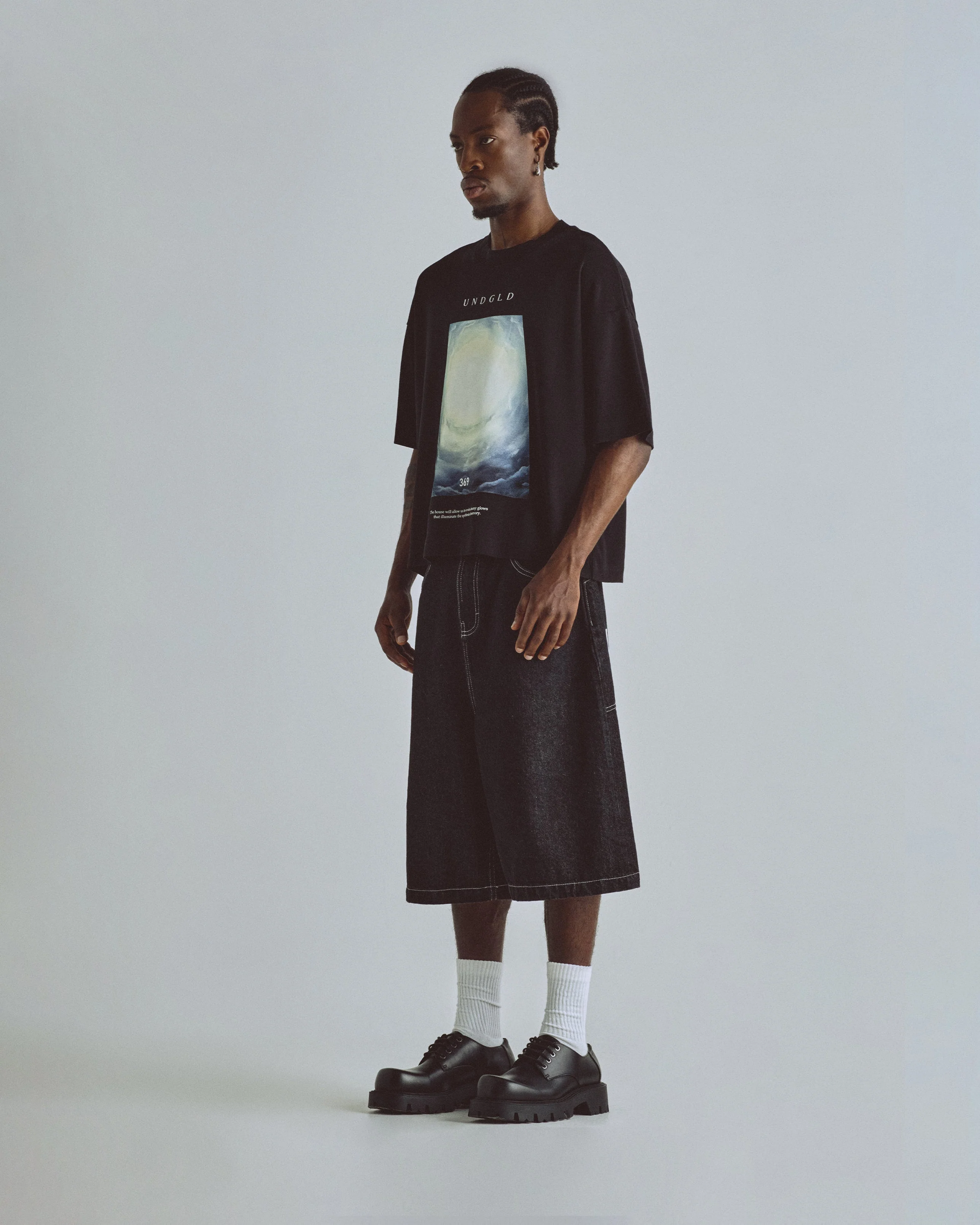 Eternal Tunnel Boxy Fit Tshirt Black - Image 5
