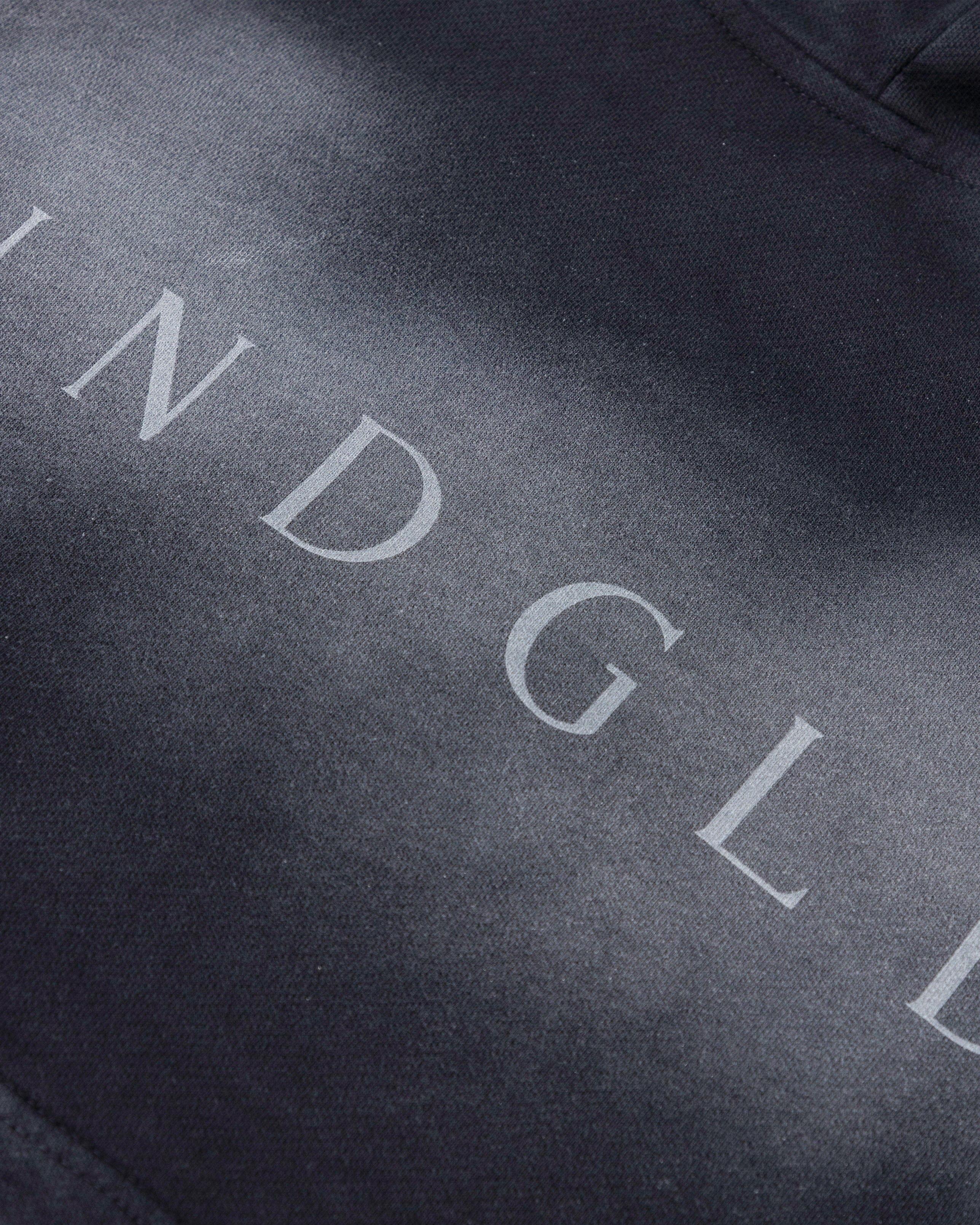 Eternal UNDGLD Slim Fit Zip Up Cropped Hoodie Smoky Black - Image 6