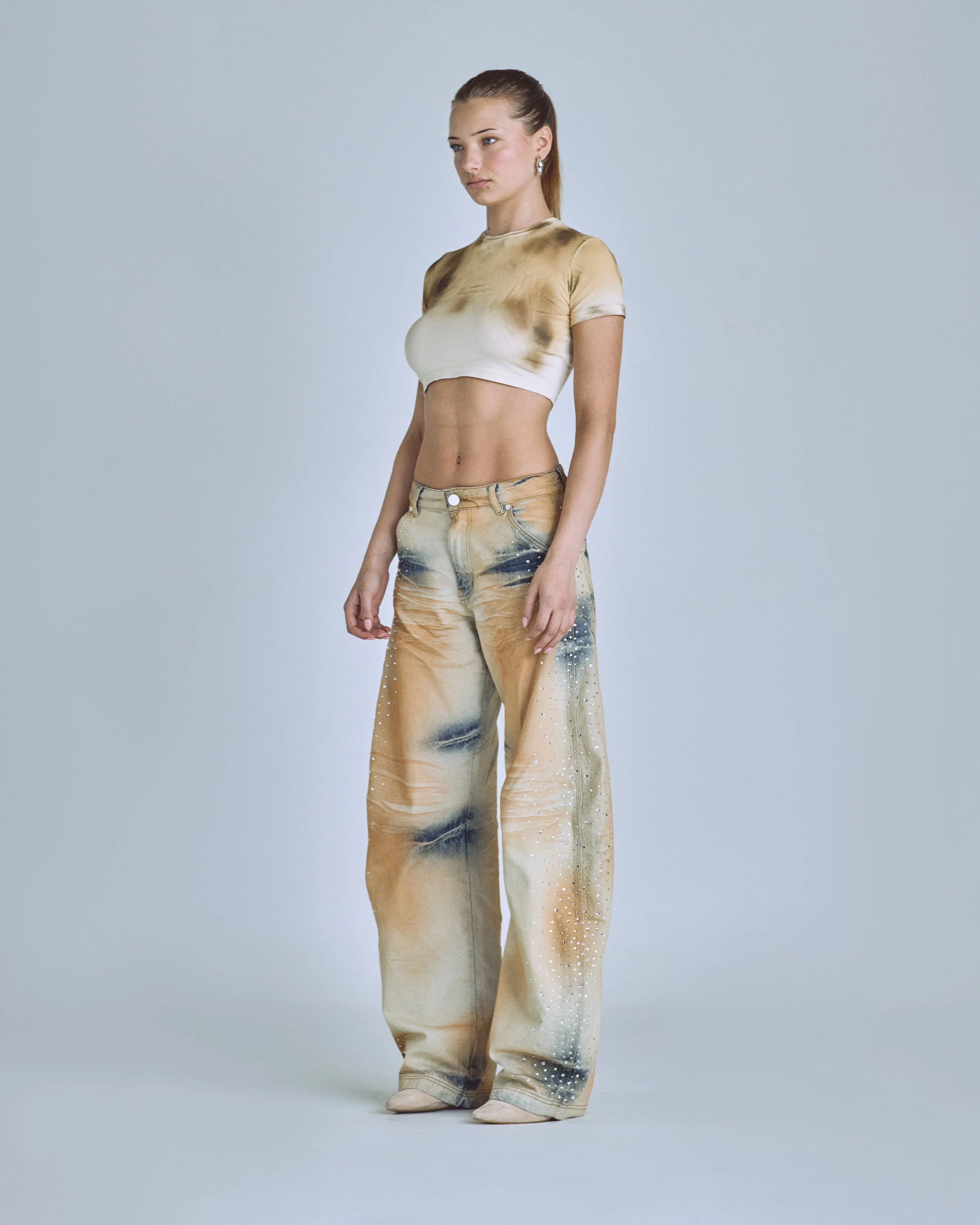 Golden Heritage Basic Baby Tee Burned Cream - Image 5