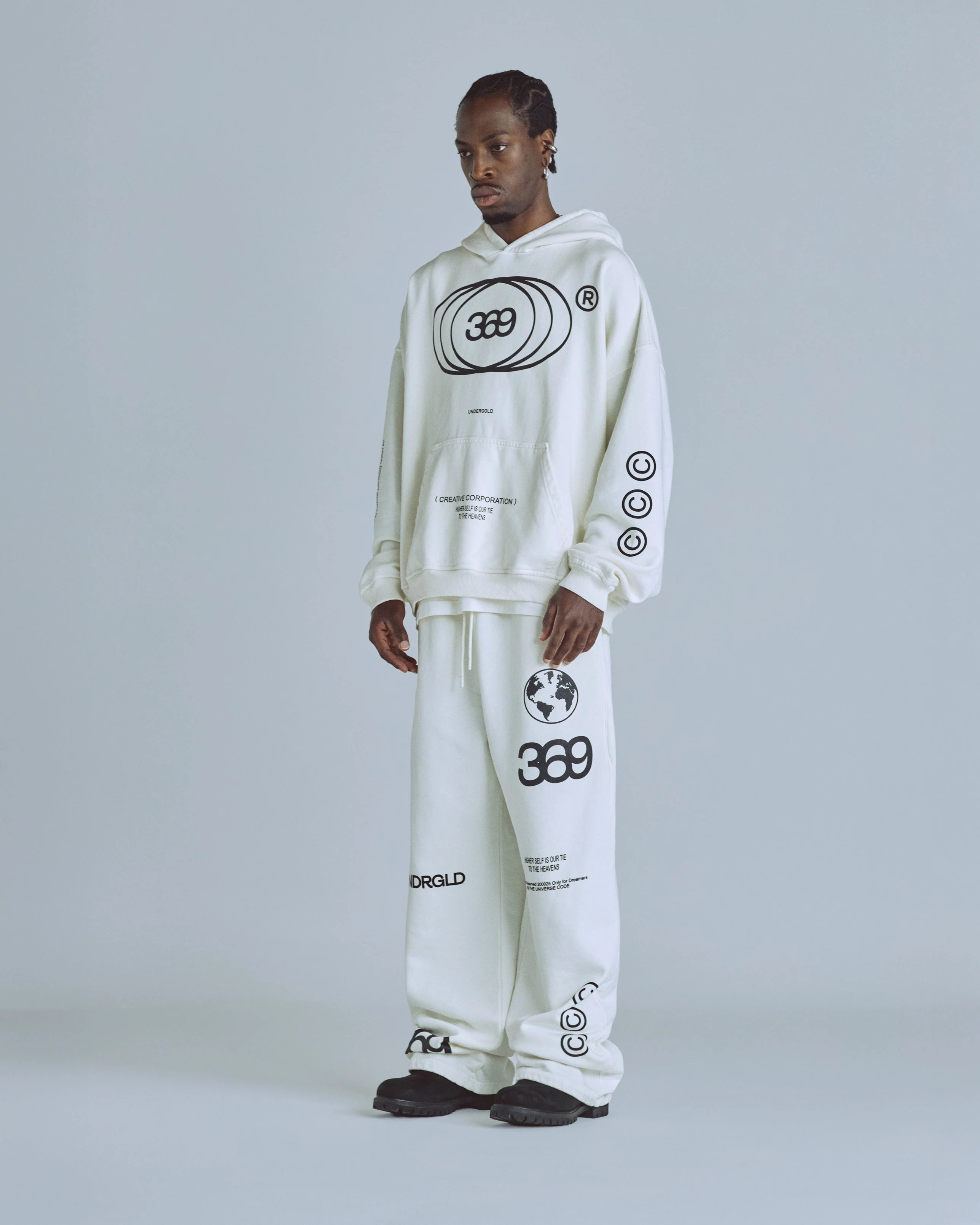 Golden Heritage Basic Straight Pants White - Image 5