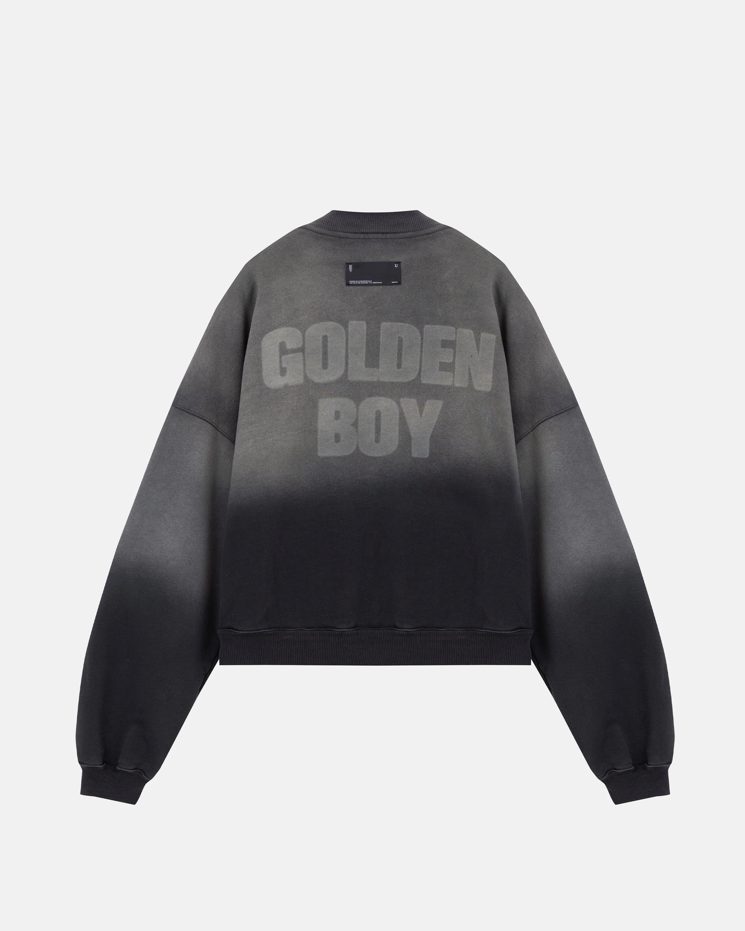 Golden Heritage Golden Boy Boxy Fit Crewneck Faded Black - Image 3