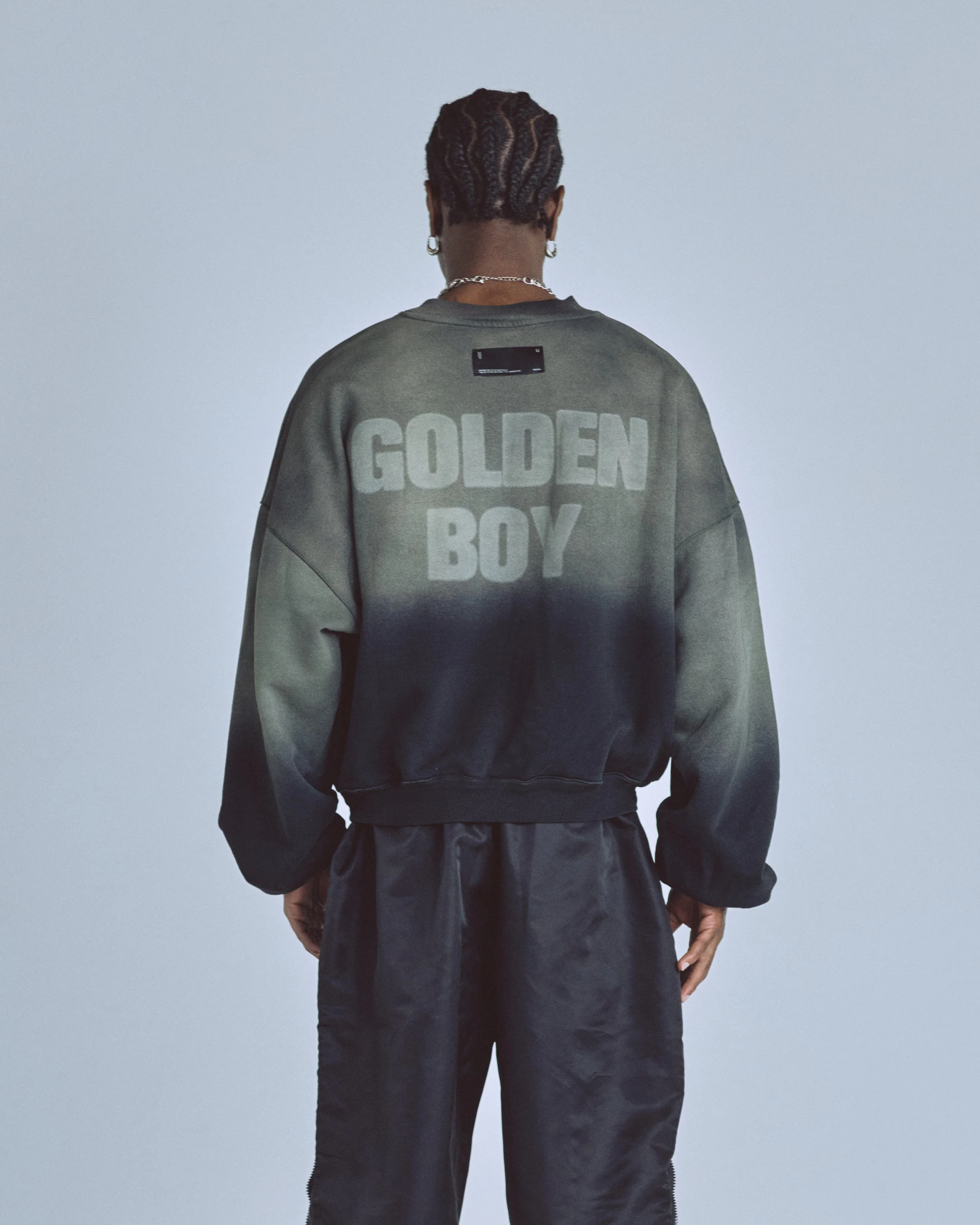 Golden Heritage Golden Boy Boxy Fit Crewneck Faded Black - Image 7