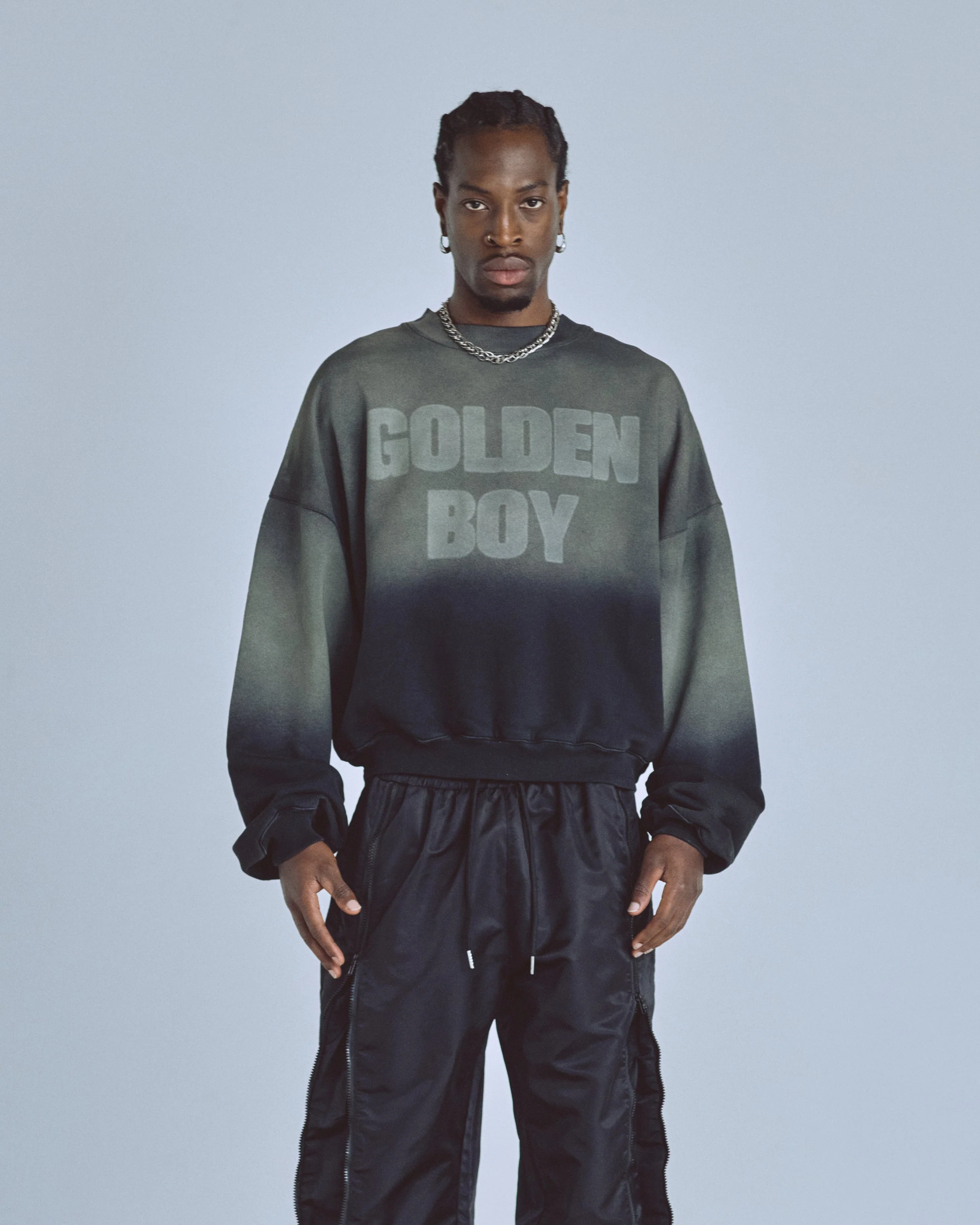 Golden Heritage Golden Boy Boxy Fit Crewneck Faded Black - Image 8