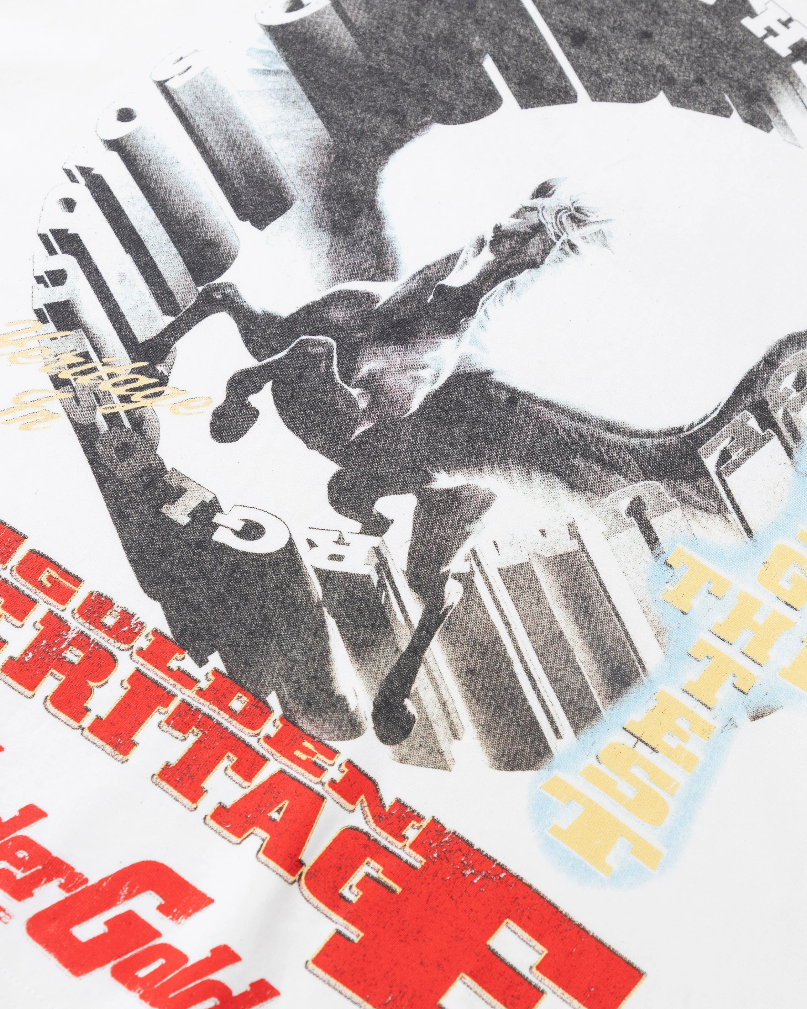 Golden Heritage Pegasus Boxy Fit Tshirt White - Image 4