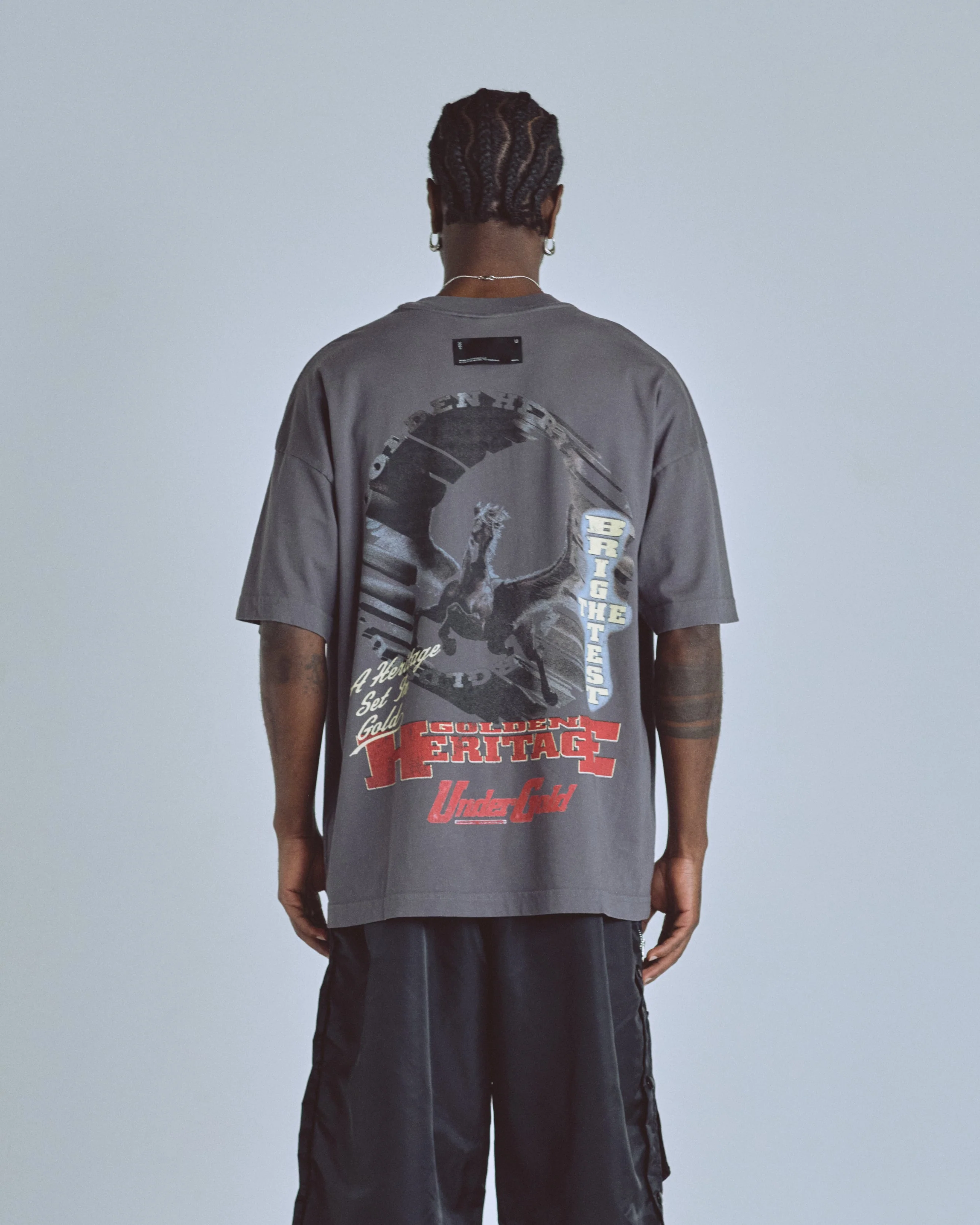 Golden Heritage Pegasus Tshirt Gray - Image 7