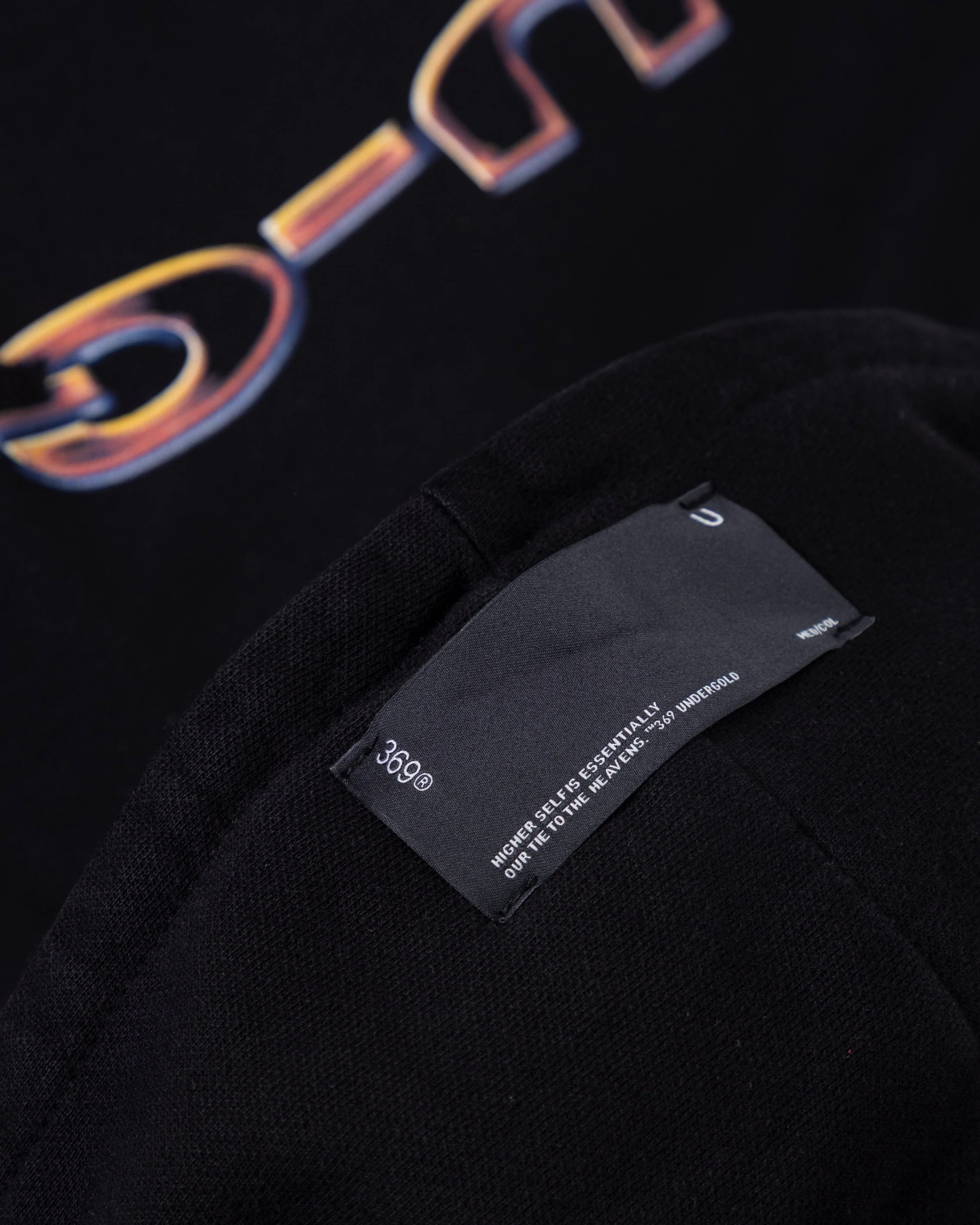 Golden Heritage Starlume Boxy Fit Hoodie Black - Image 6
