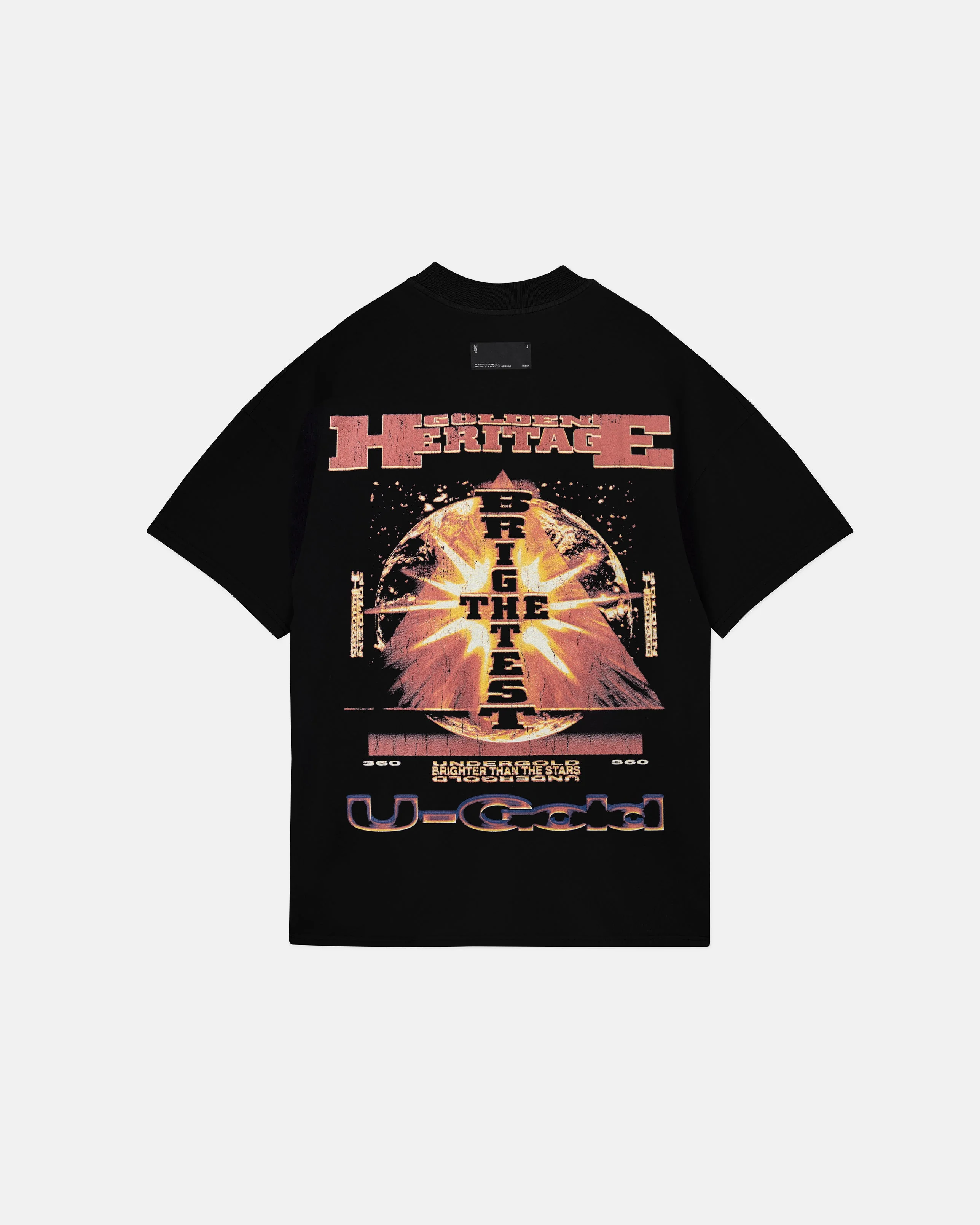 Golden Heritage Starlume Tshirt Black - Image 3