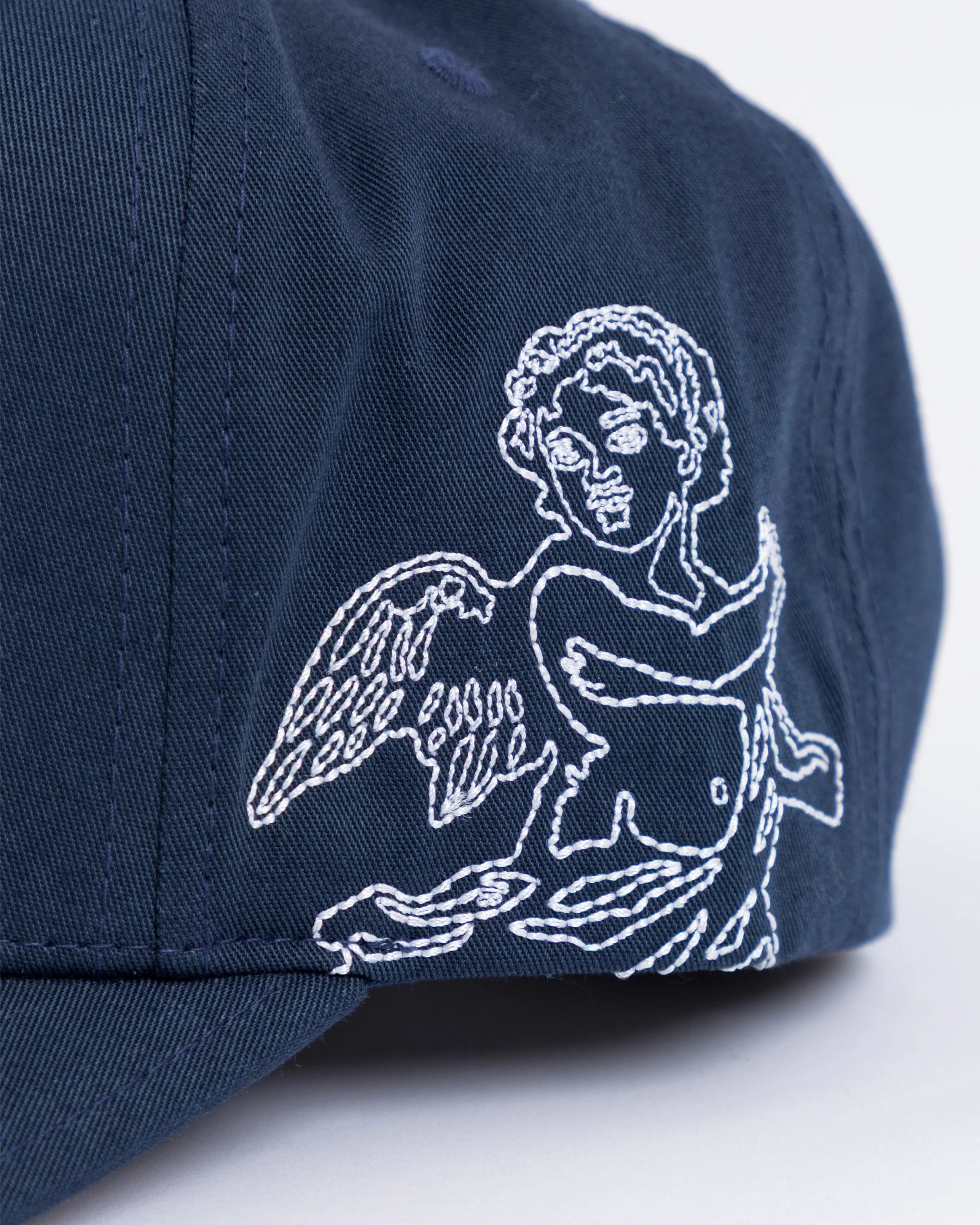 Basics Cherubs High Crown Cap Navy Blue - Image 6