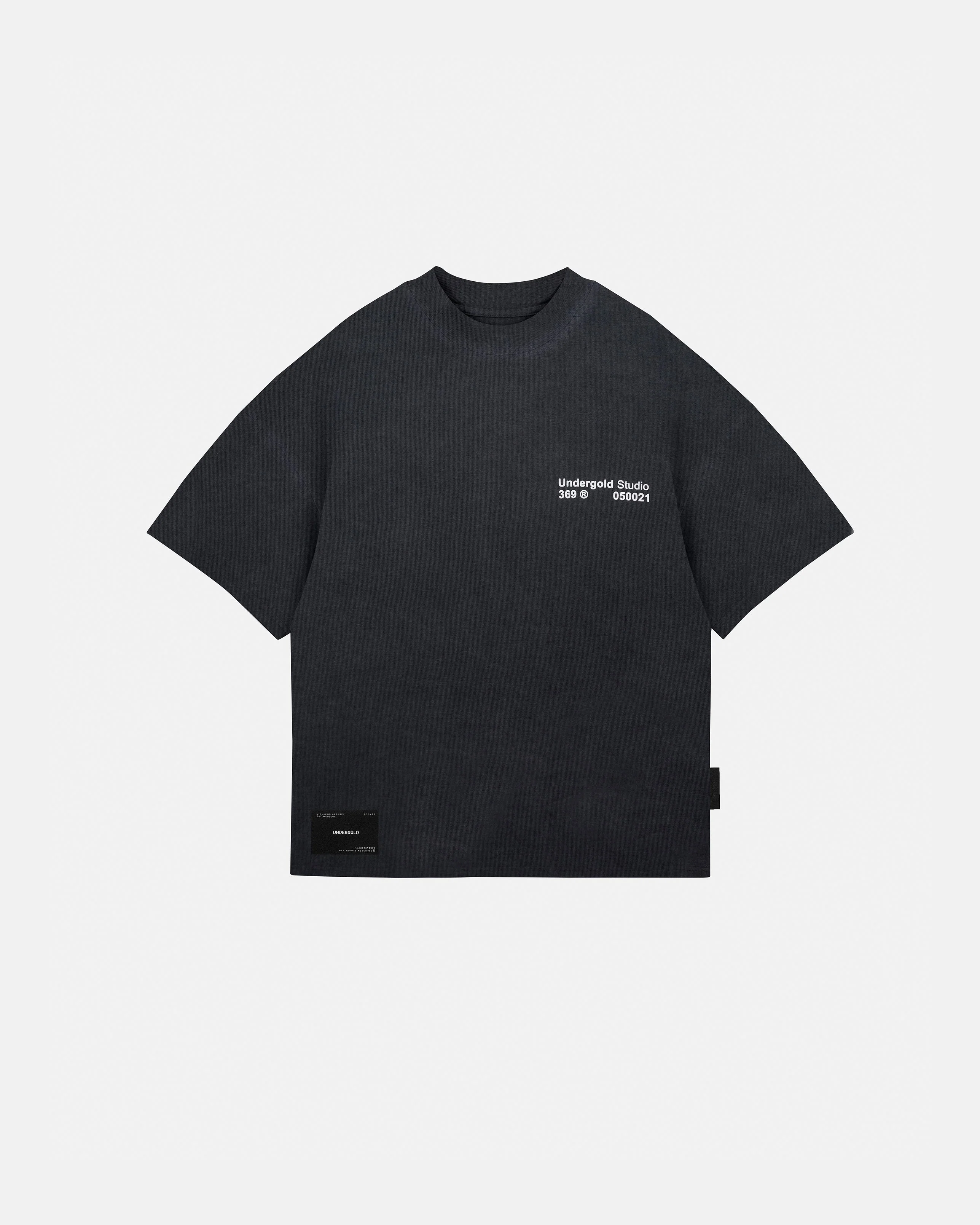 Gratia Plena Ora Pro Nobis Boxy Fit Tshirt Vintage Black - Image 3