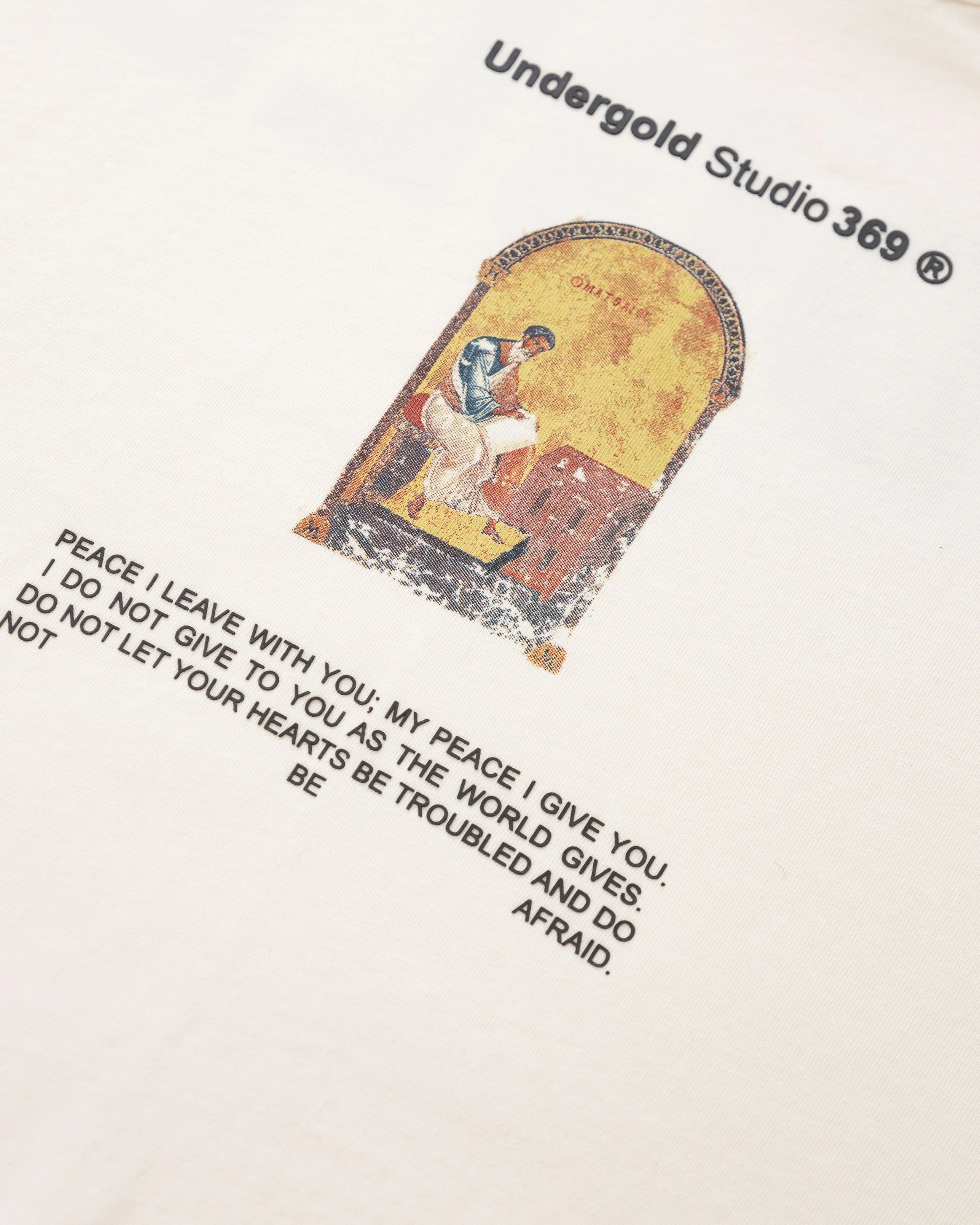 Gratia Plena Saint Matthew Tshirt Cream - Image 4