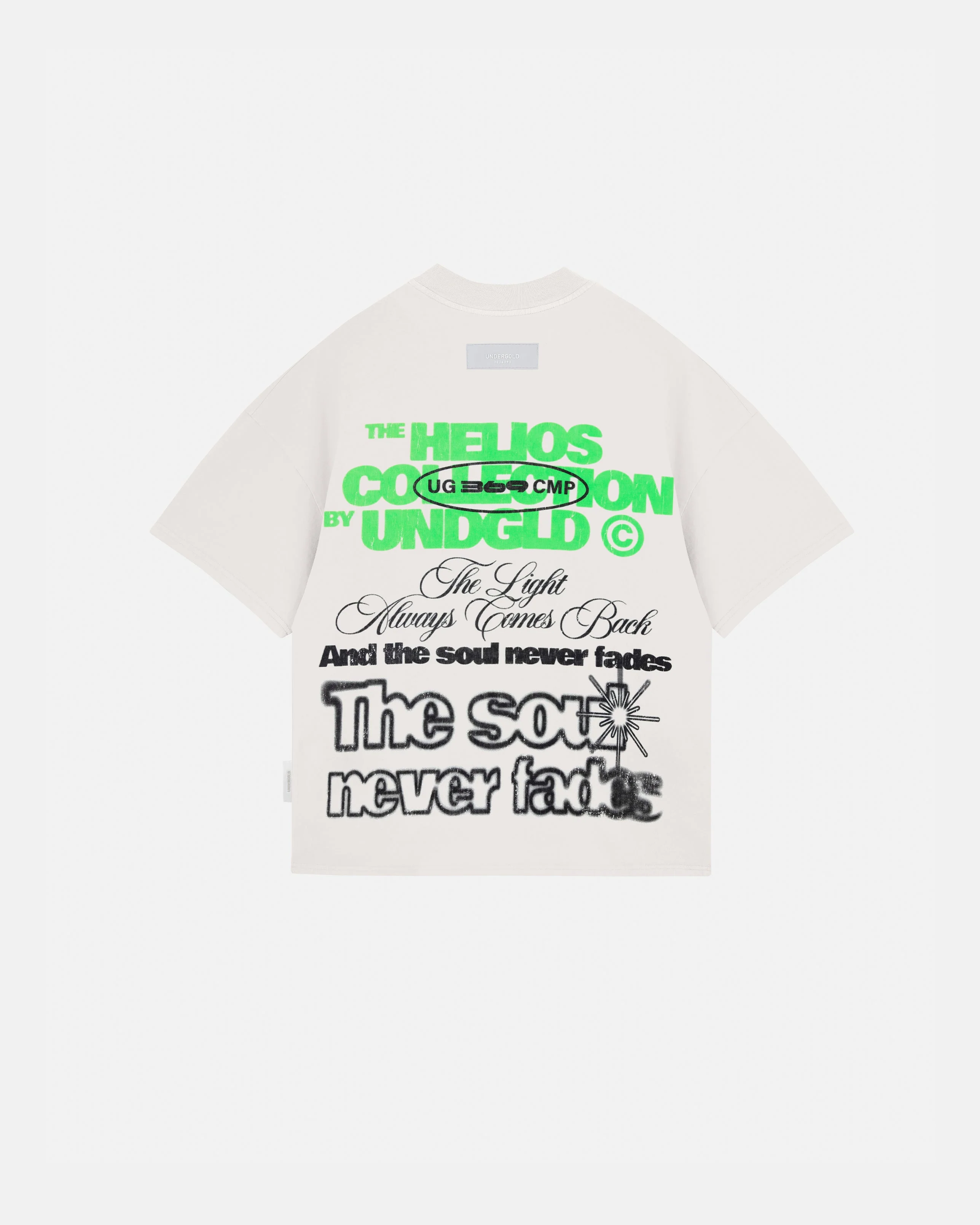 Helios Face Boxy Fit Tshirt White - Image 3