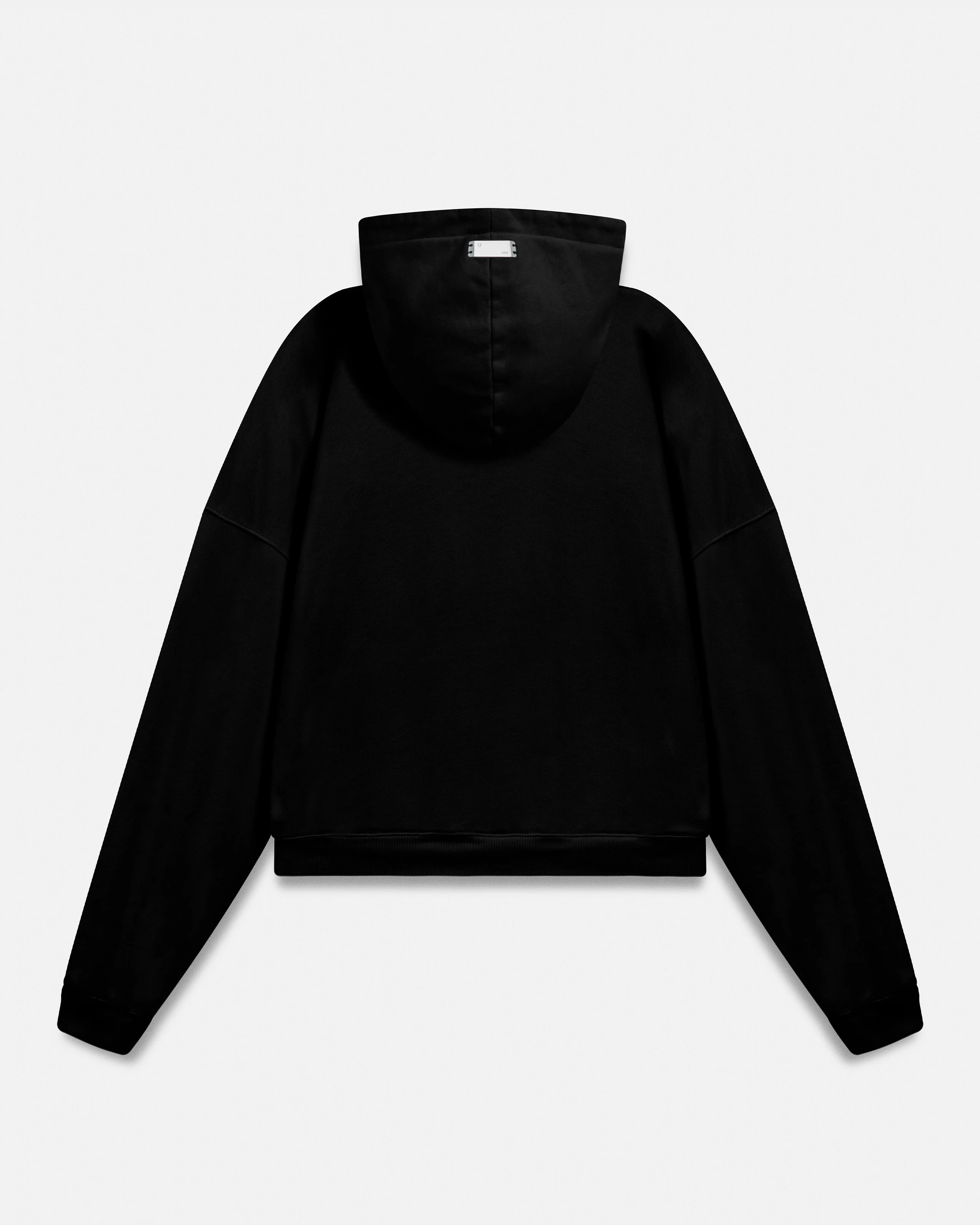 Holy State Deco Boxy Fit Hoodie Black - Image 3