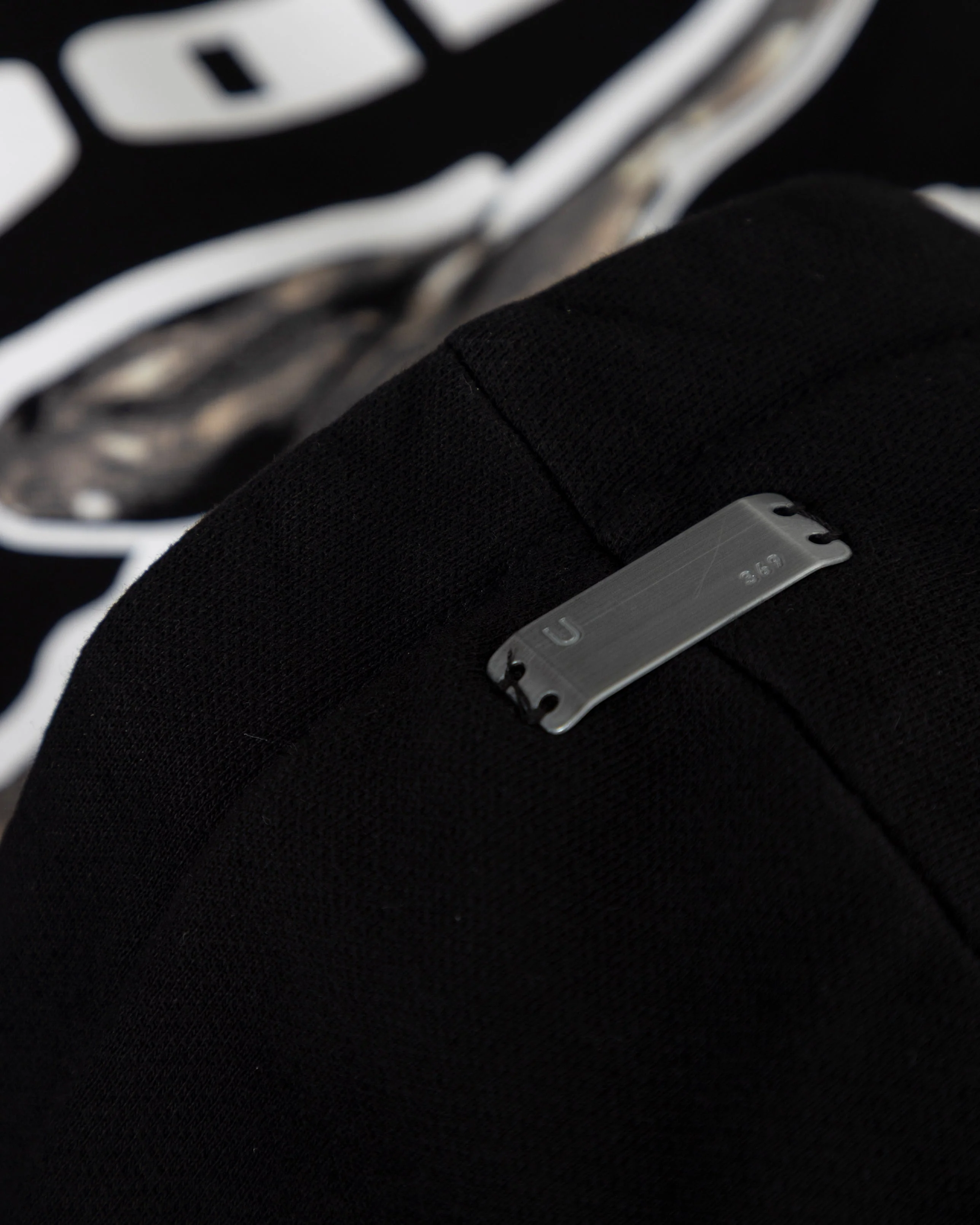 Holy State Deco Boxy Fit Hoodie Black - Image 6