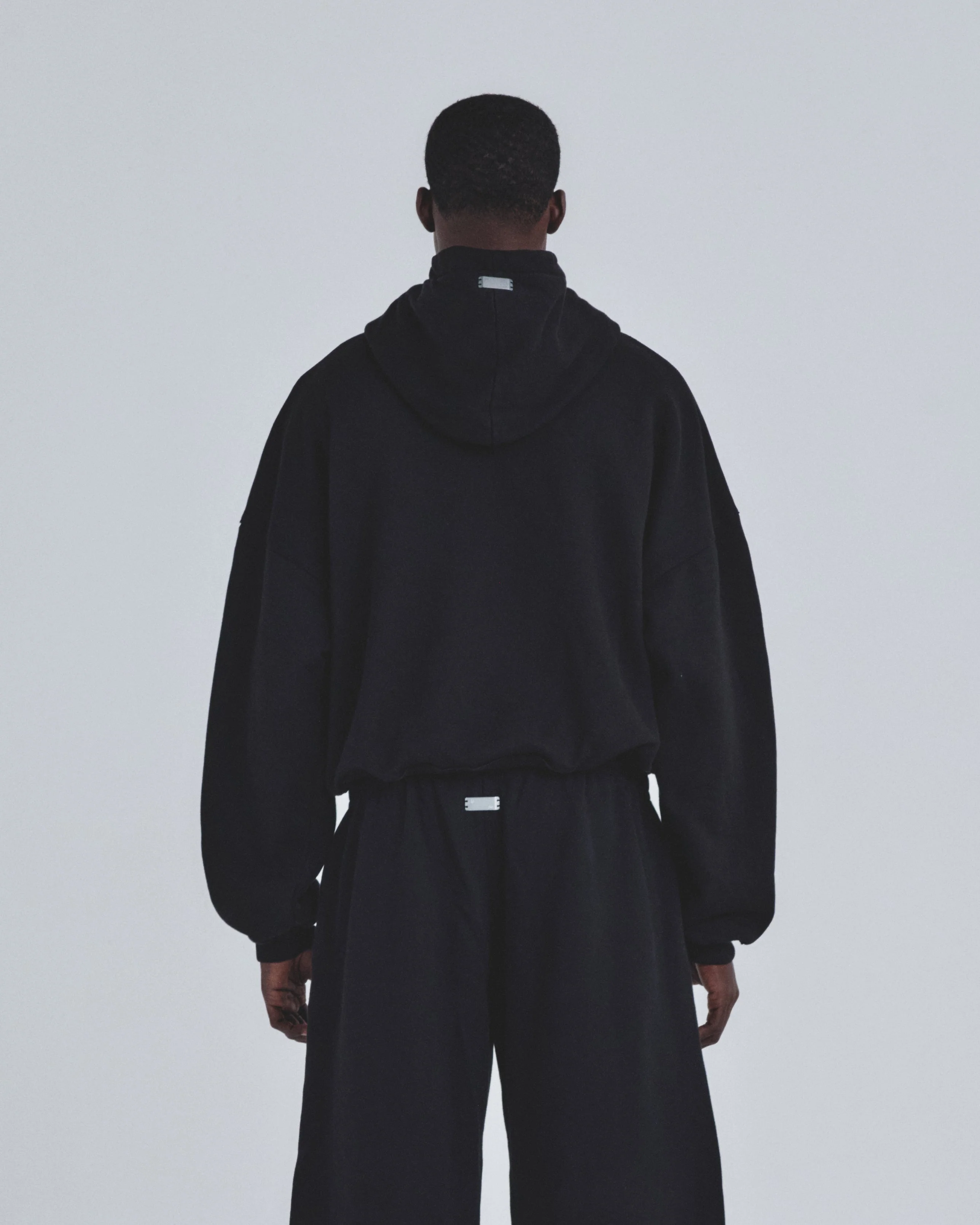 Holy State Deco Boxy Fit Hoodie Black - Image 7