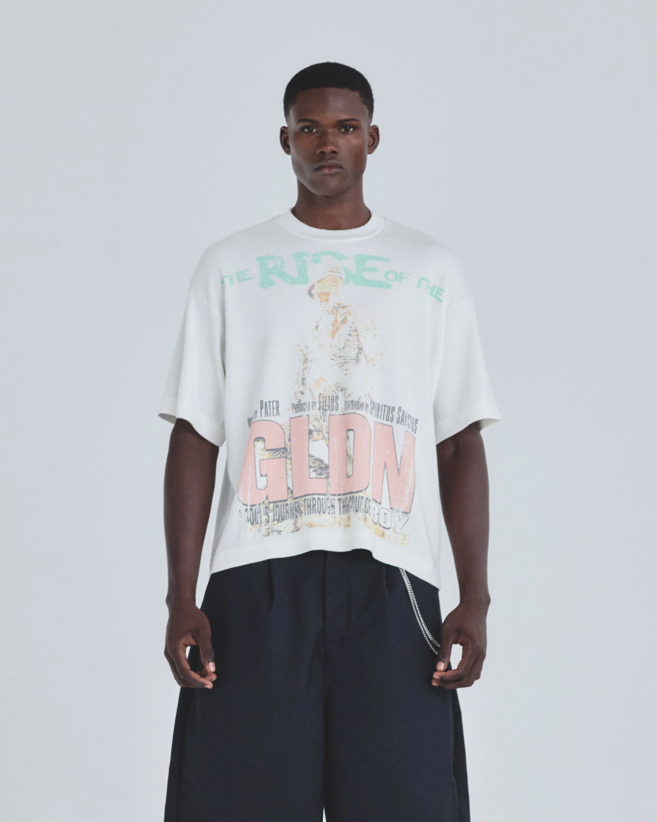 Holy State GLDN Prophecy Boxy Fit Tshirt White - Image 8