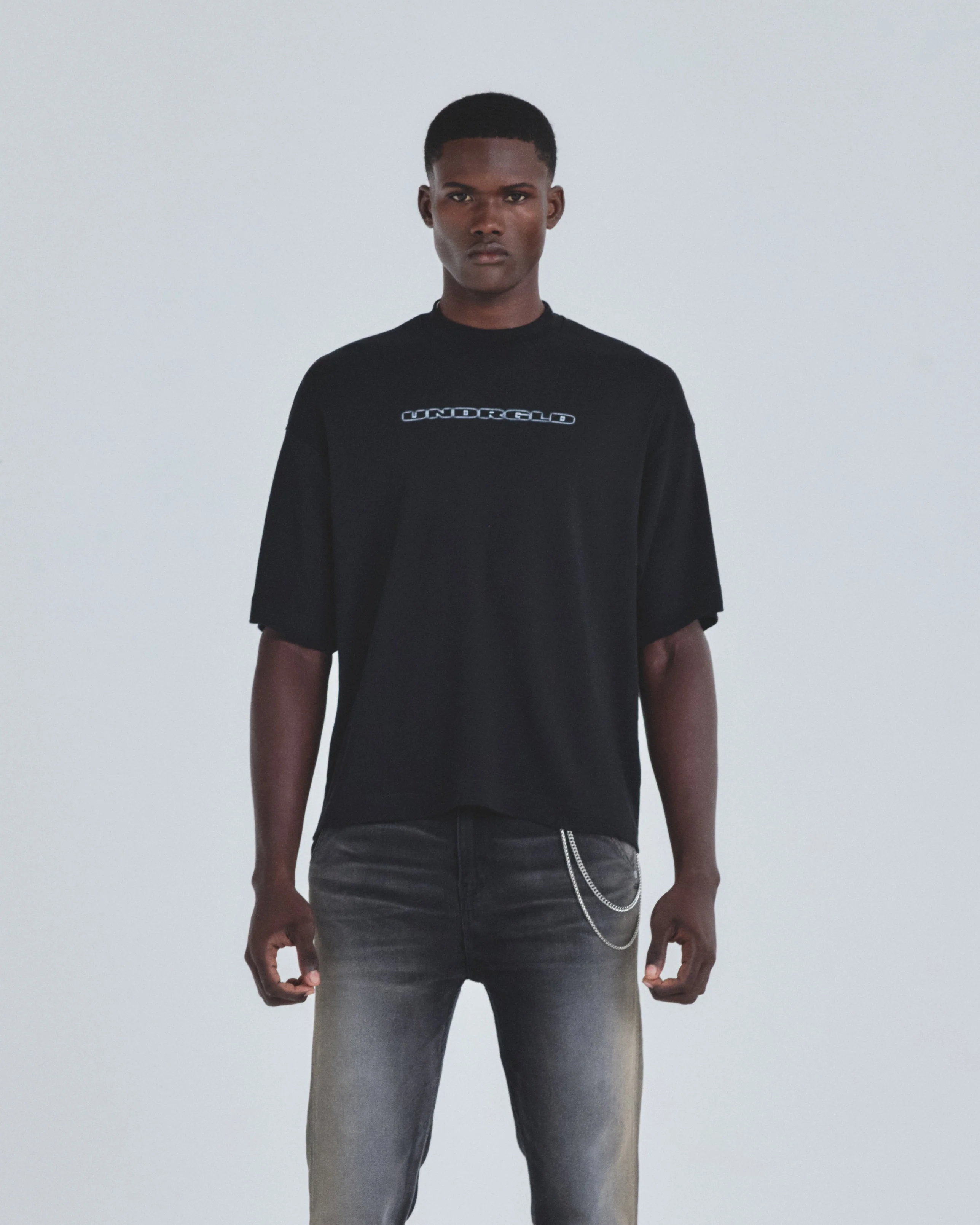 Holy State Head Noise Boxy Fit Tshirt Black - Image 2