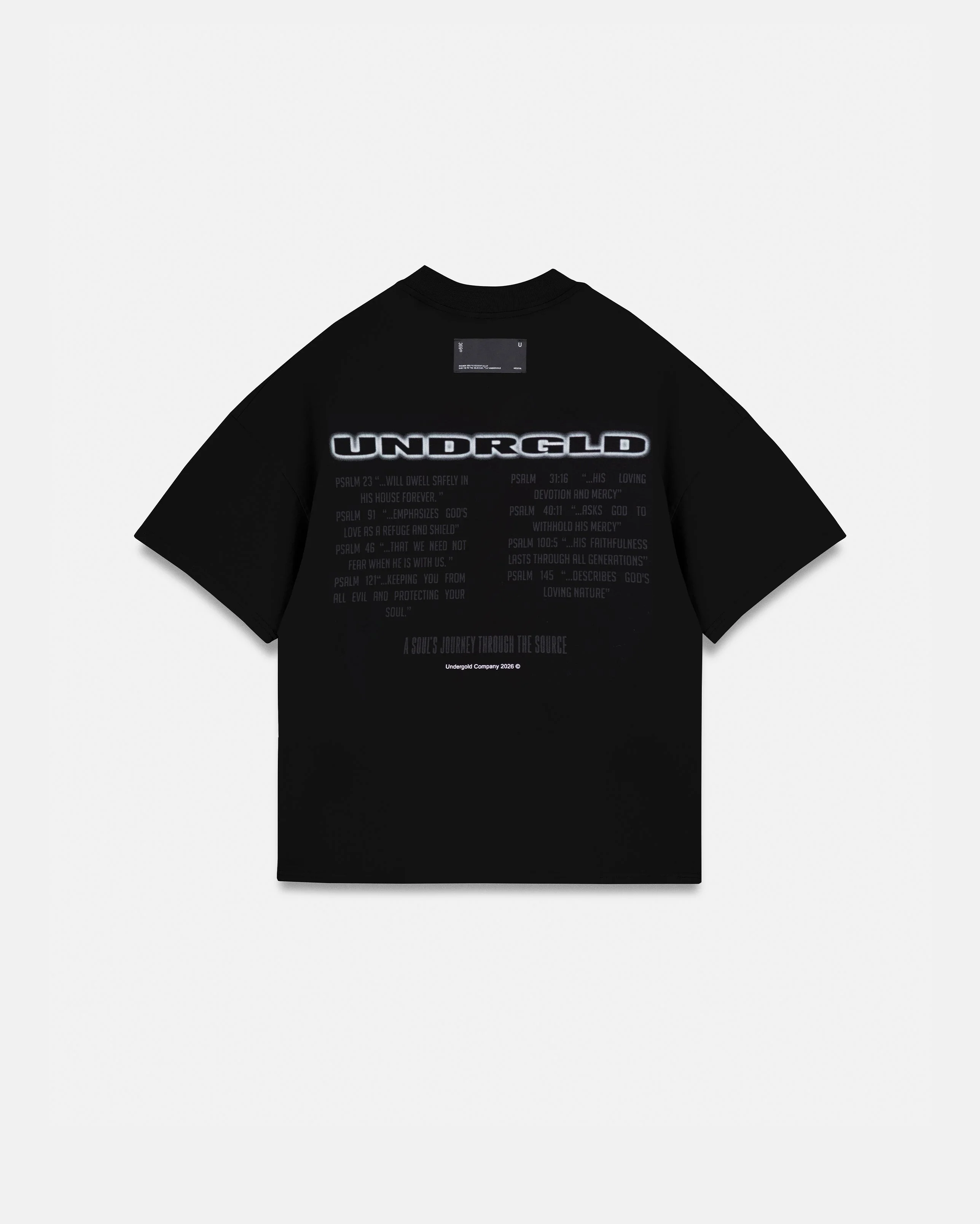 Holy State Journey Boxy Fit Tshirt Black - Image 3