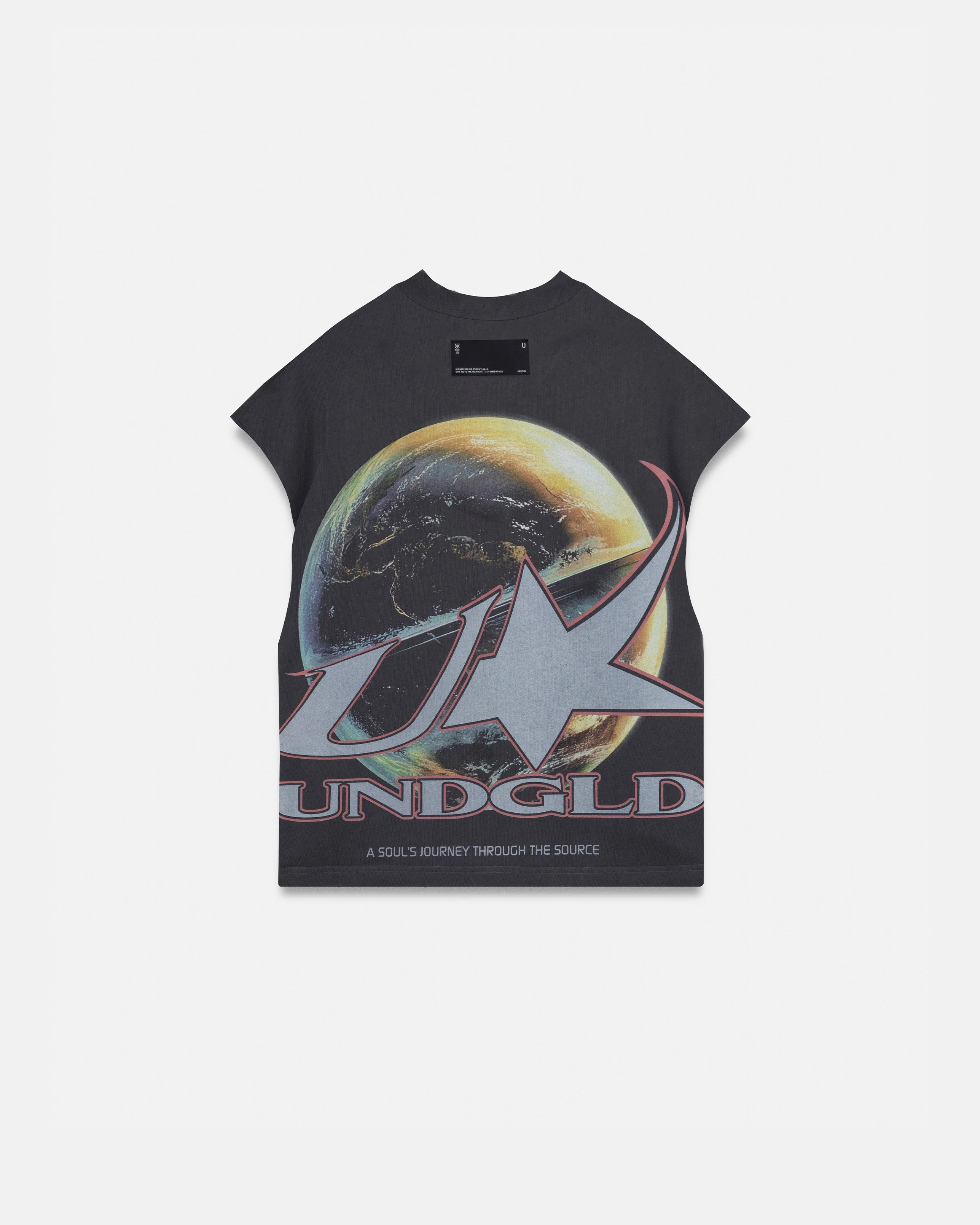 Holy State Neo Terra Sleeveless Tshirt Vintage Gray - Image 4
