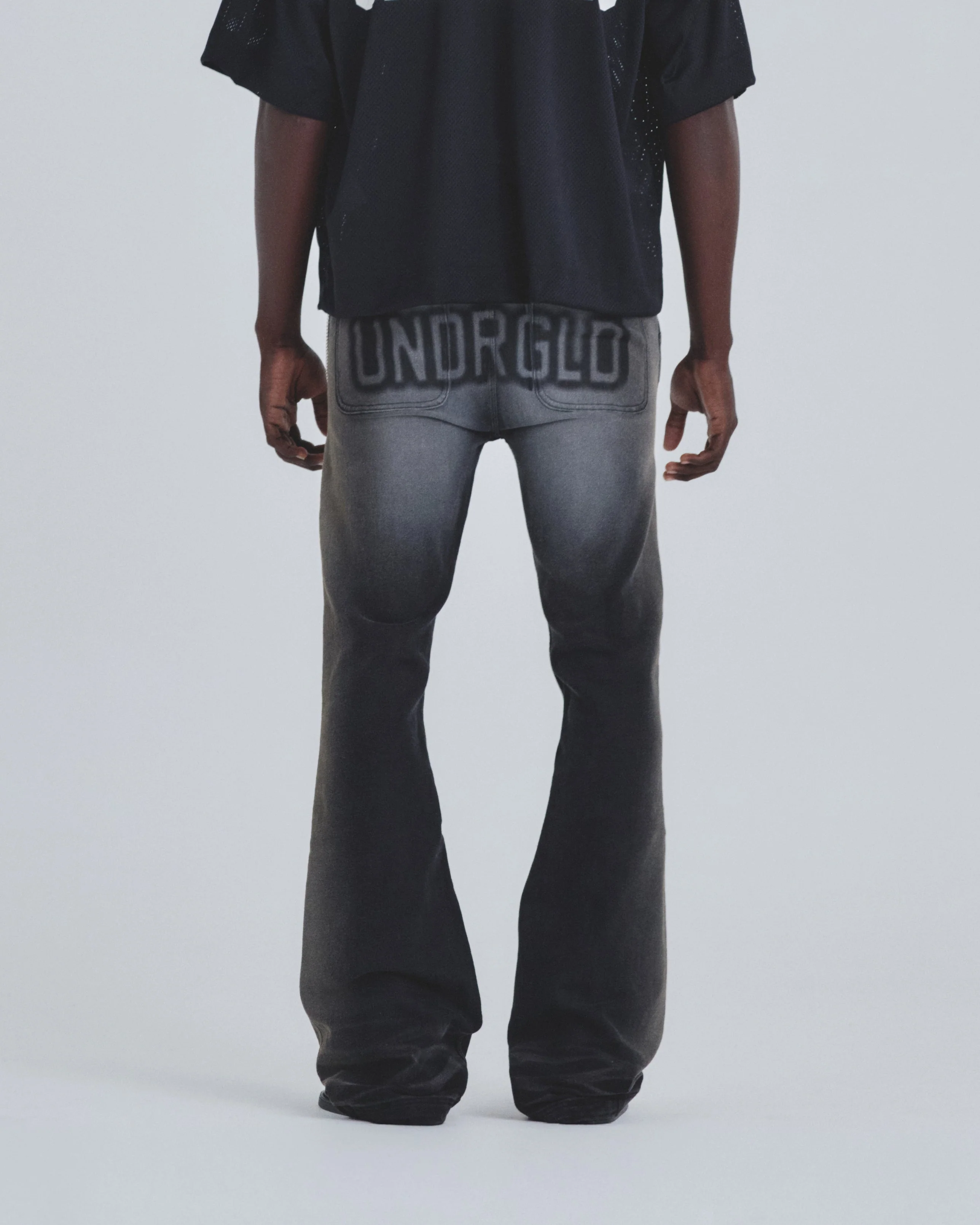 Holy State UNDRGLD Flare Jeans Faded Black - Image 7