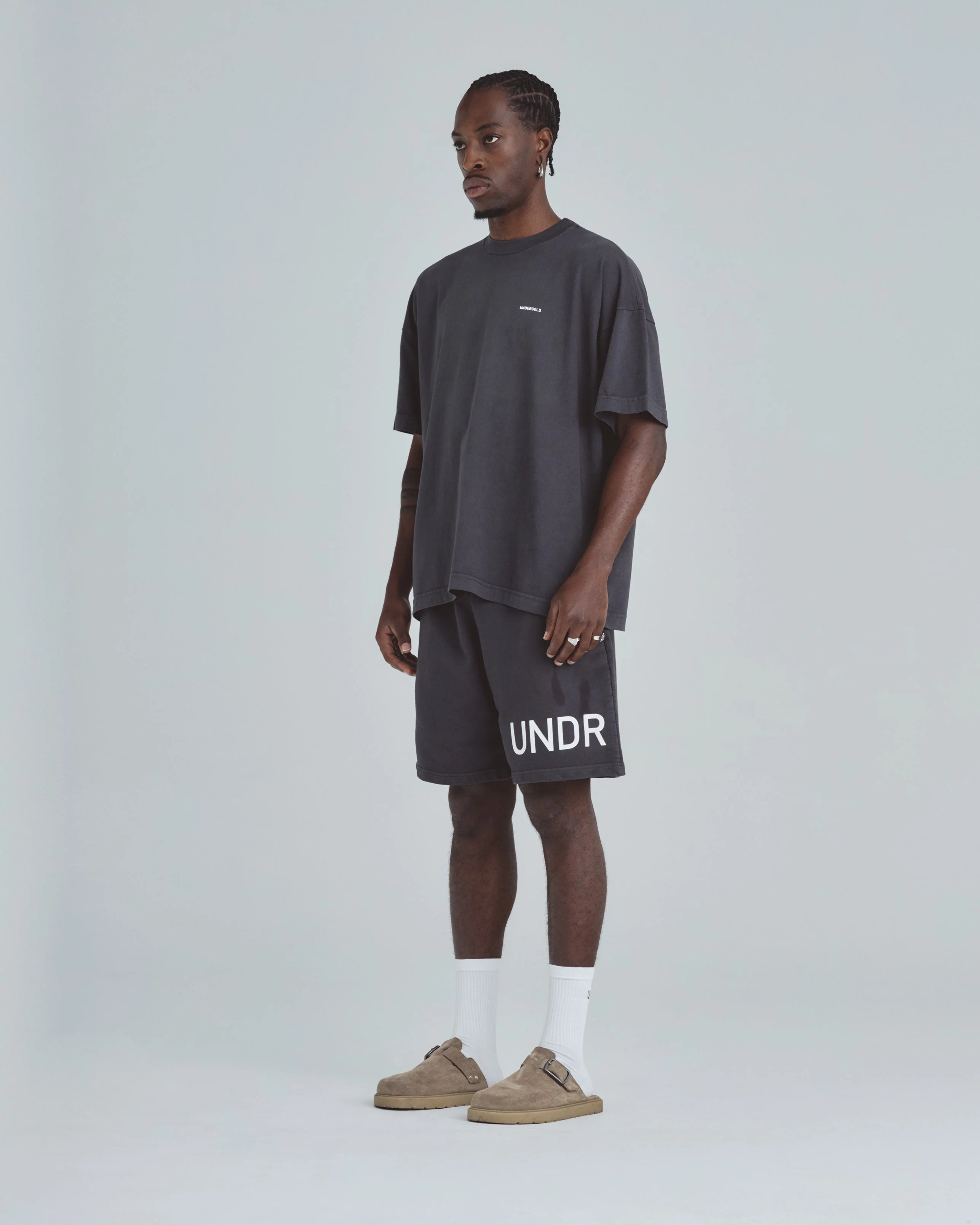 Line Basic Biased Shorts Dark Gray - Image 5