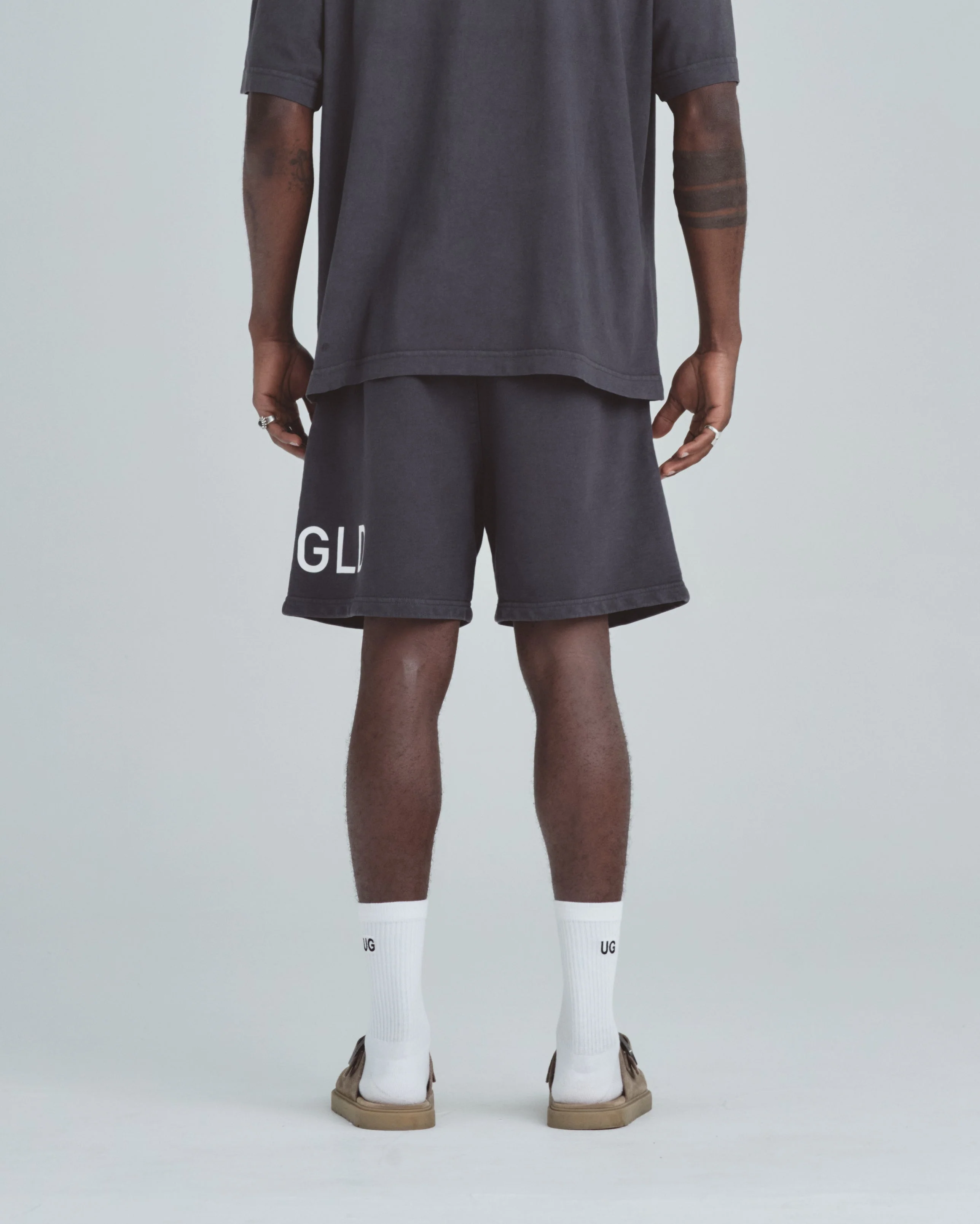Line Basic Biased Shorts Dark Gray - Image 7