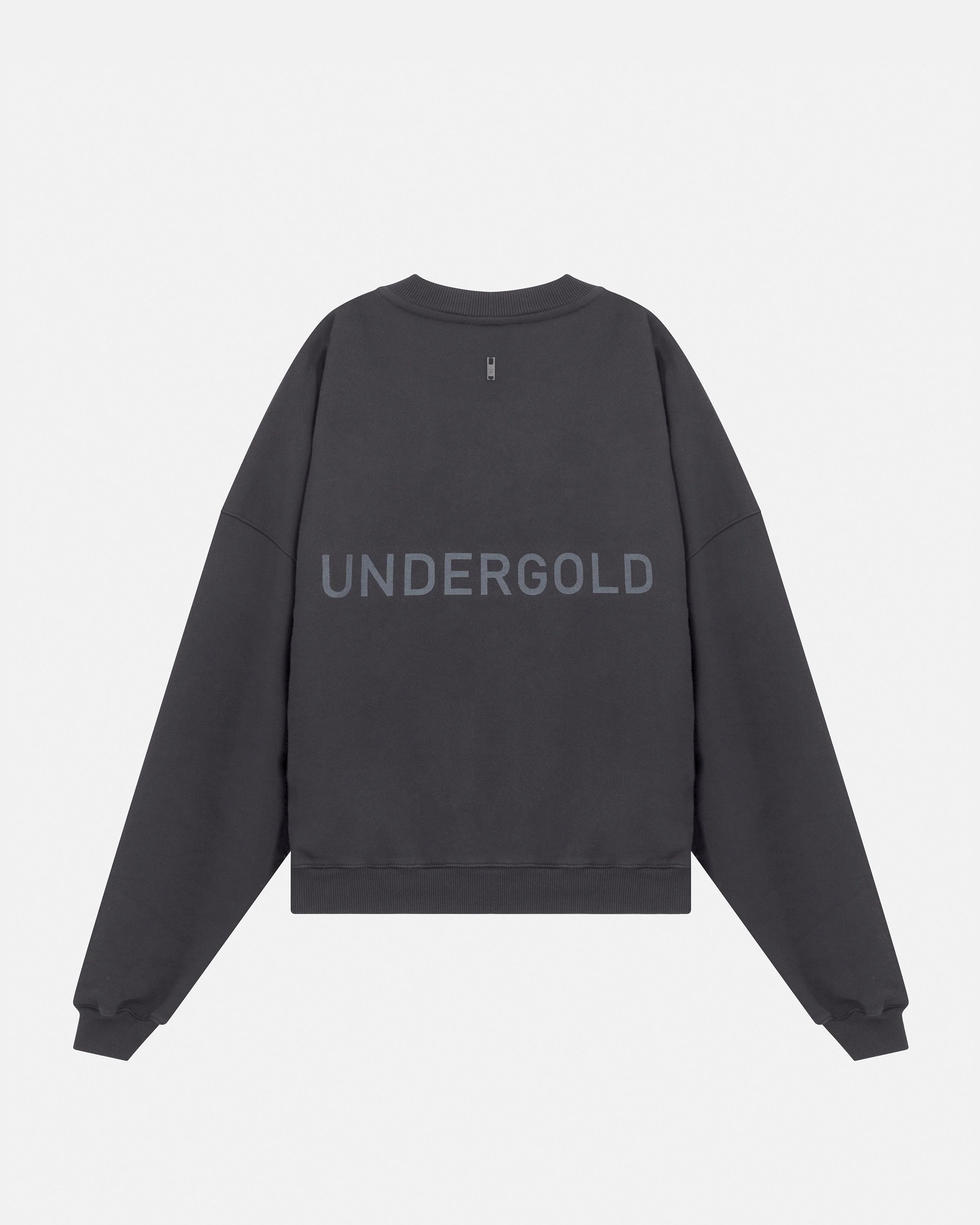 Line Basic Boxy Fit Crewneck Dark Gray