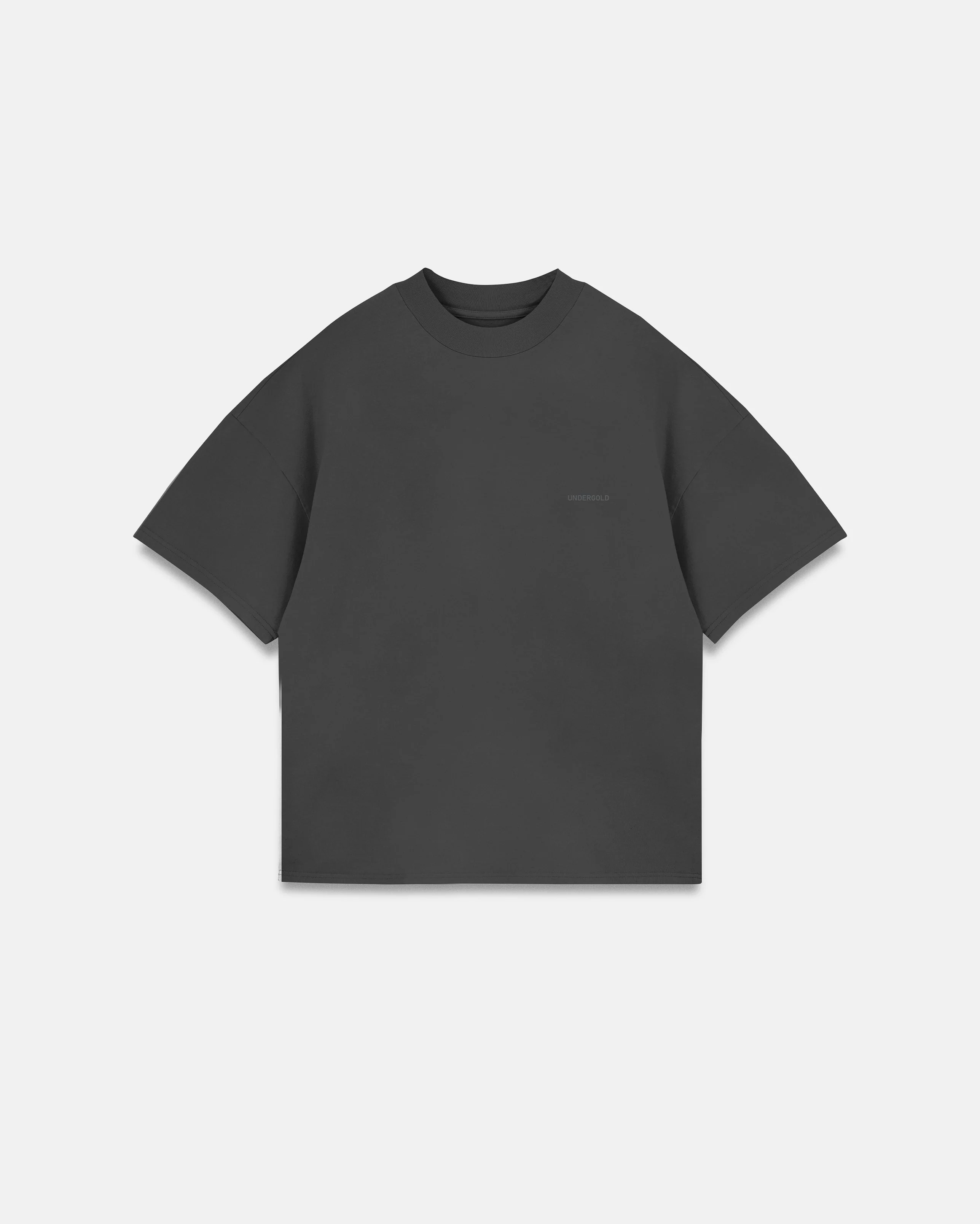 Line Basic Boxy Fit Tshirt Dark Gray - Image 3