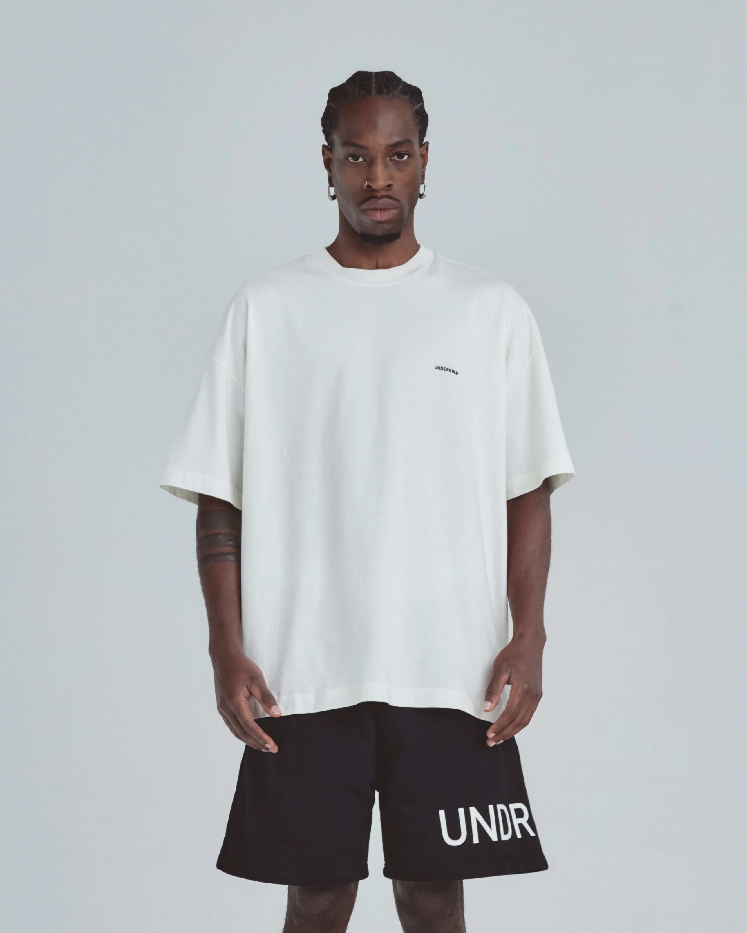 Line Basic Duotone Tshirt White - Image 8