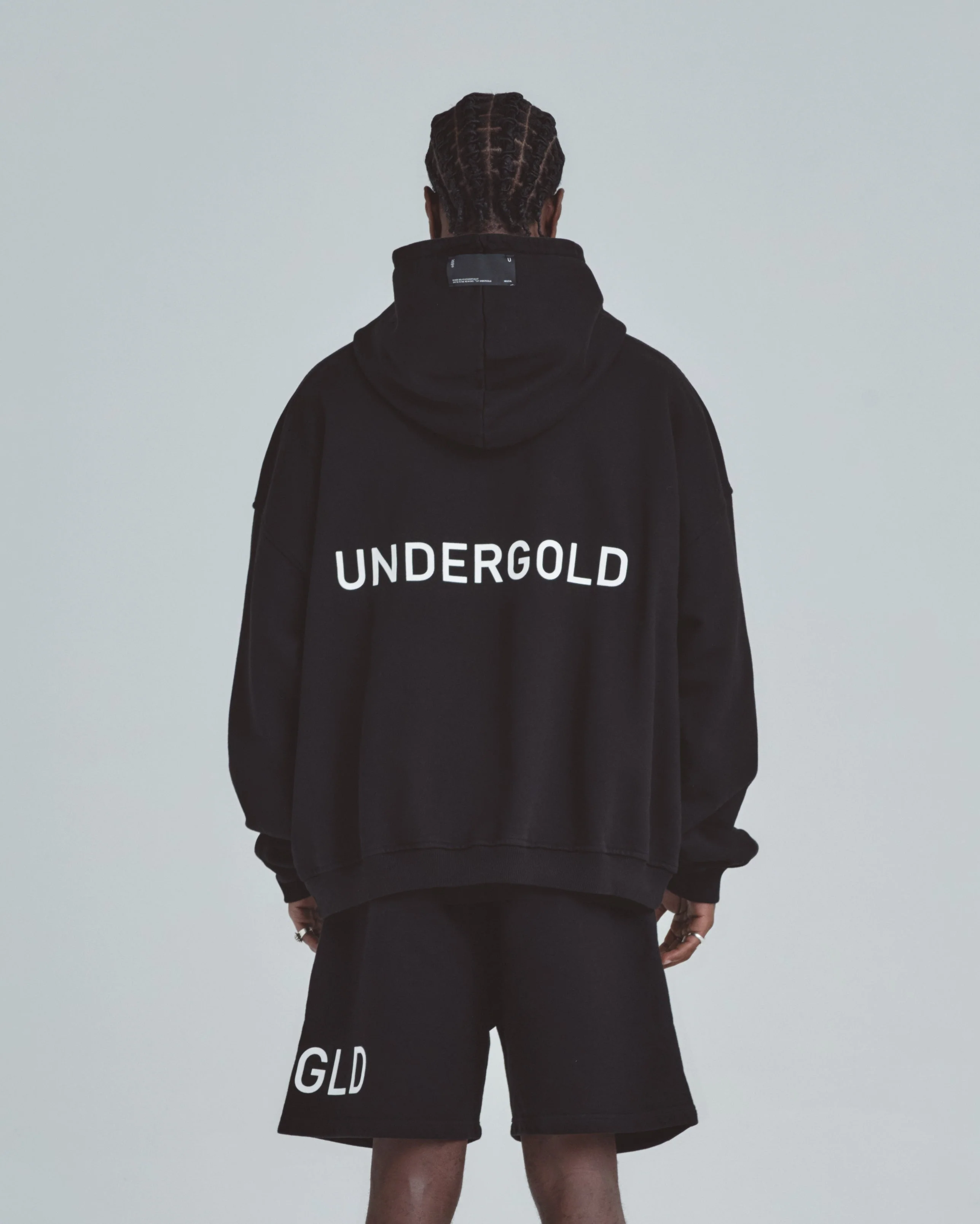 Line Basic Hoodie Black - Image 7