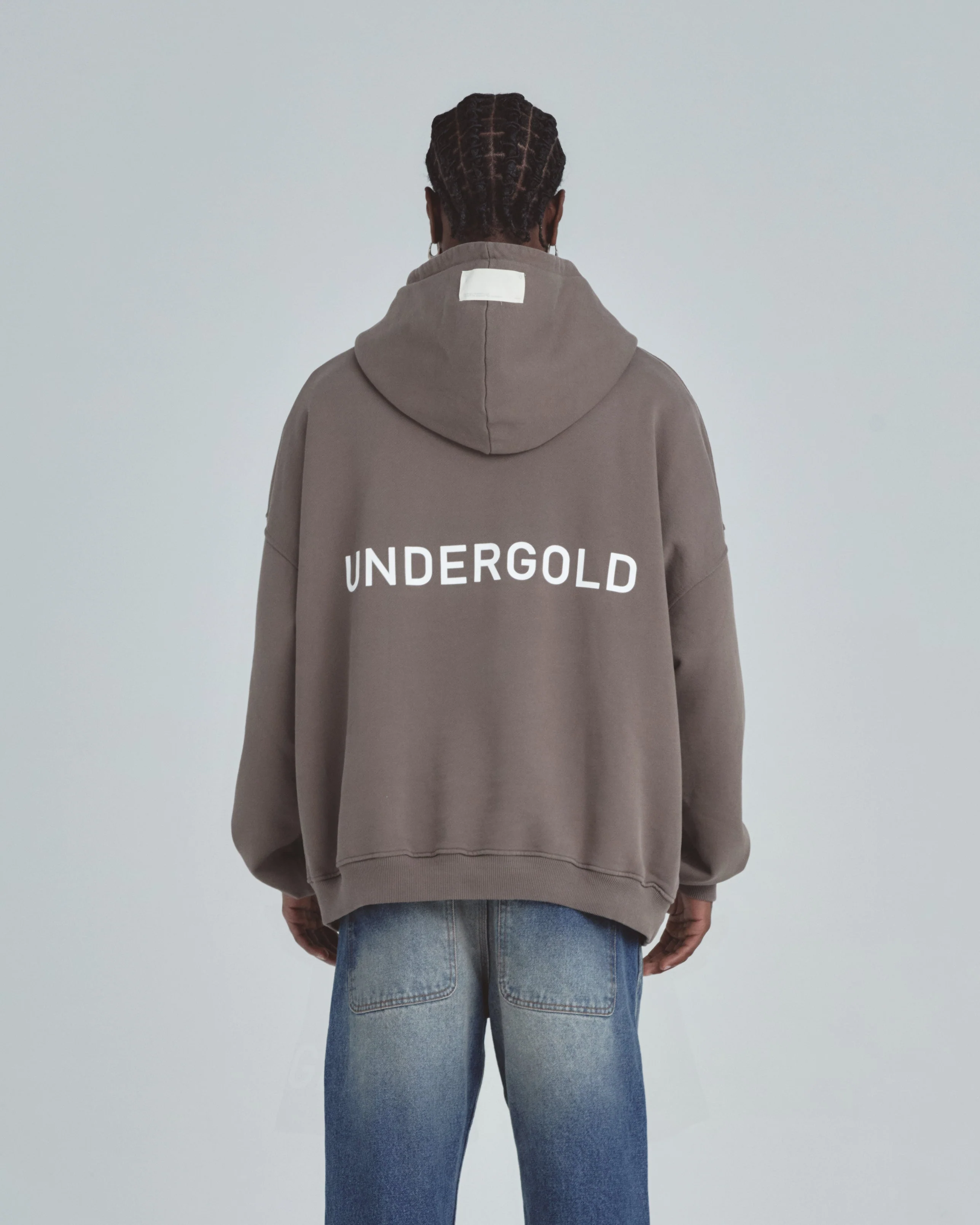 Line Basic Hoodie Brown - Image 7