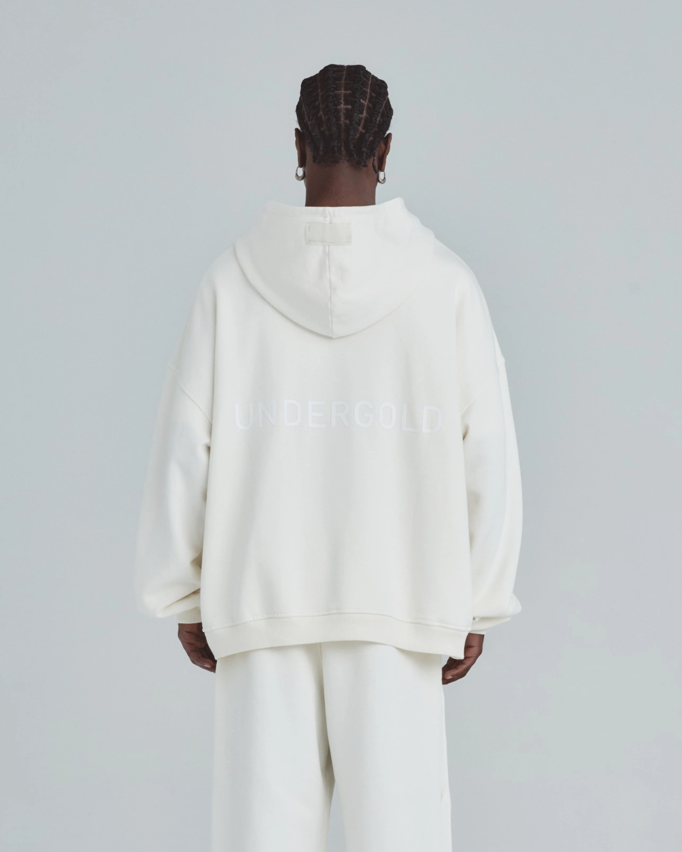 Line Basic Hoodie White - Image 7