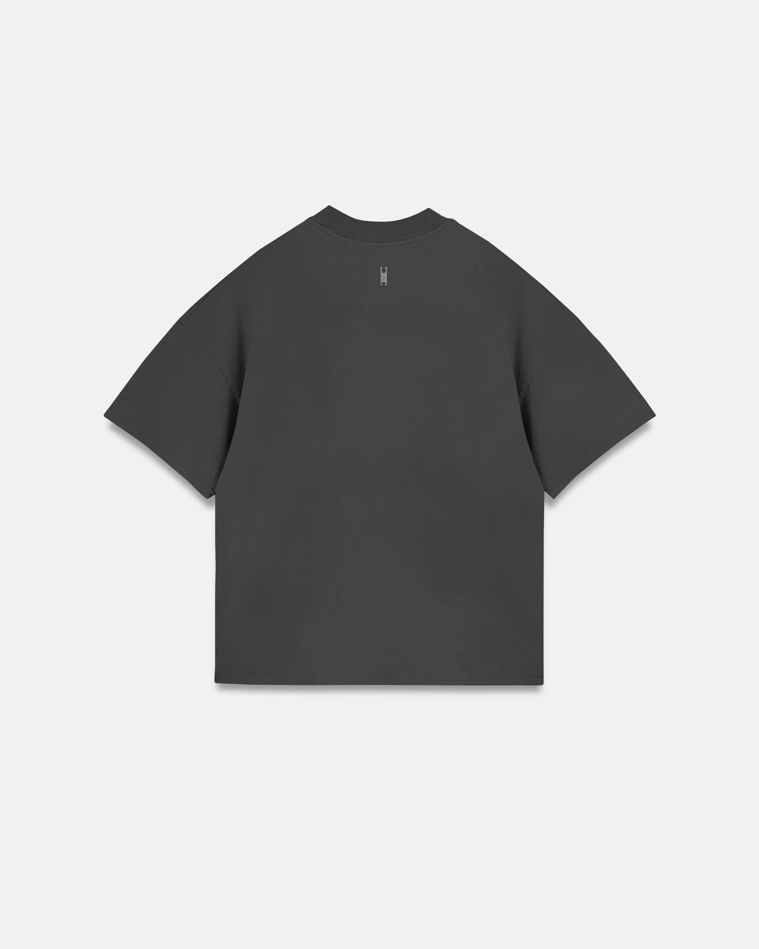 Line Basic Label Boxy Fit Tshirt Vintage Gray - Image 3