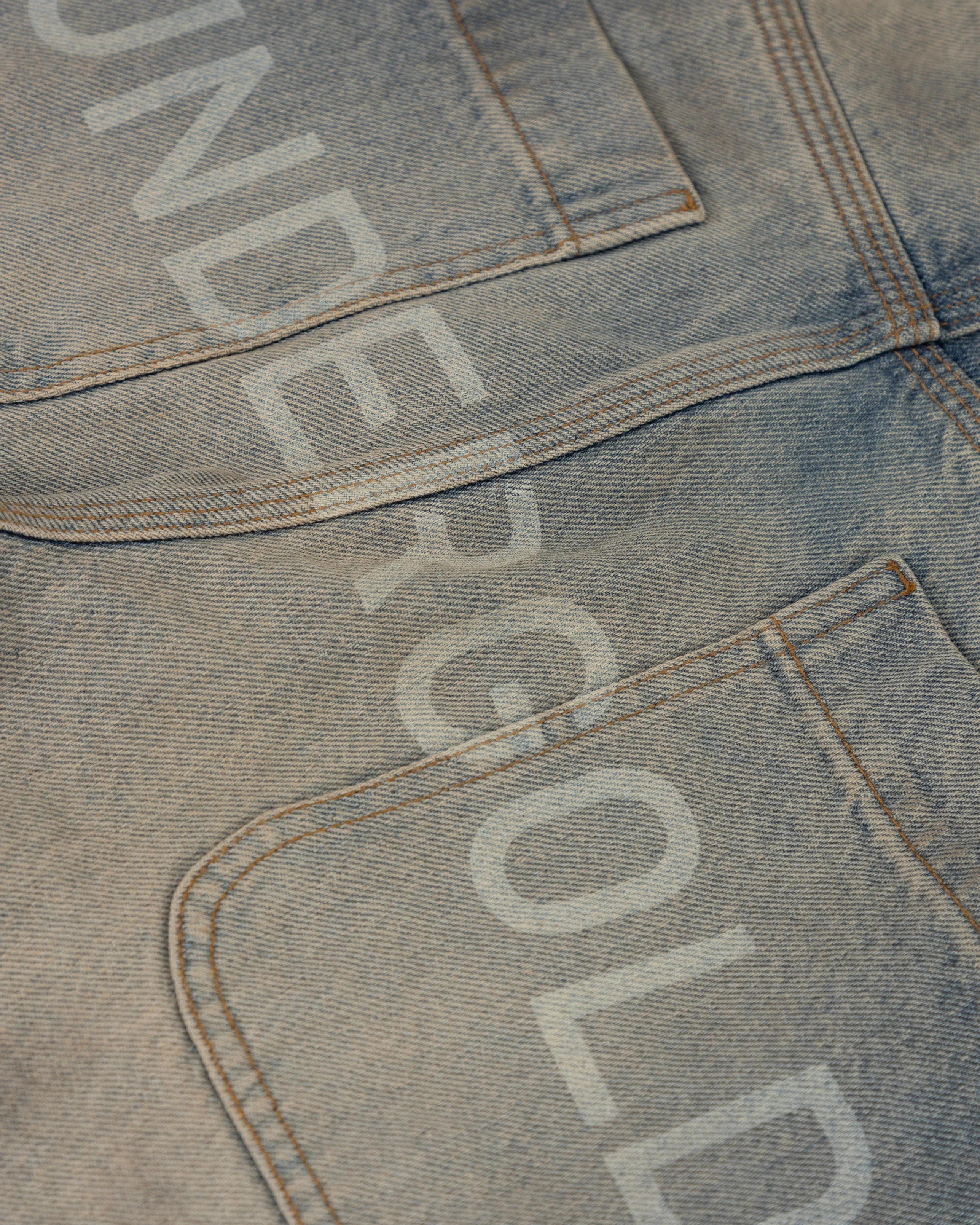 Line Basic Slim Fit Jeans Dirty Blue - Image 4