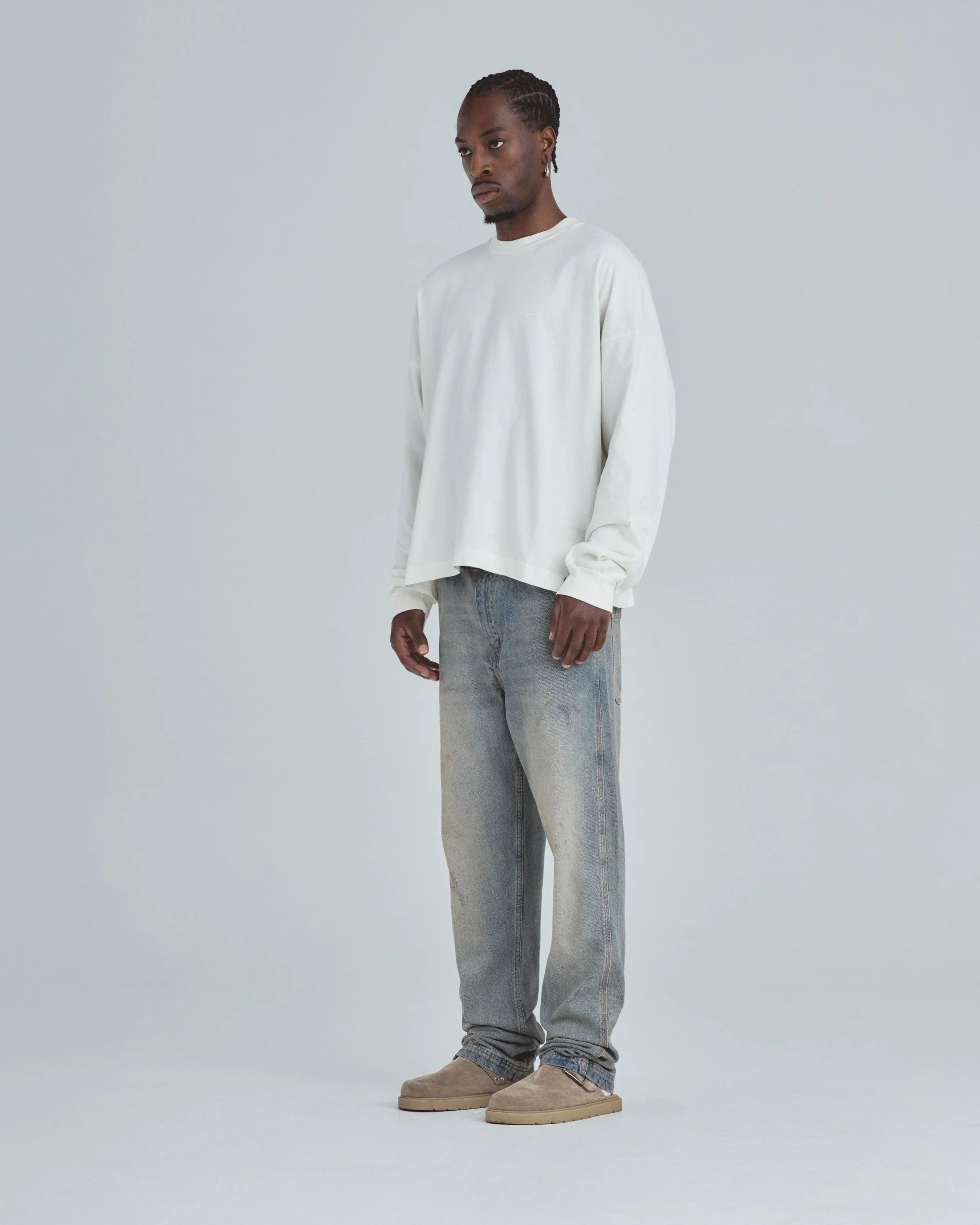 Line Basic Slim Fit Jeans Dirty Blue - Image 5