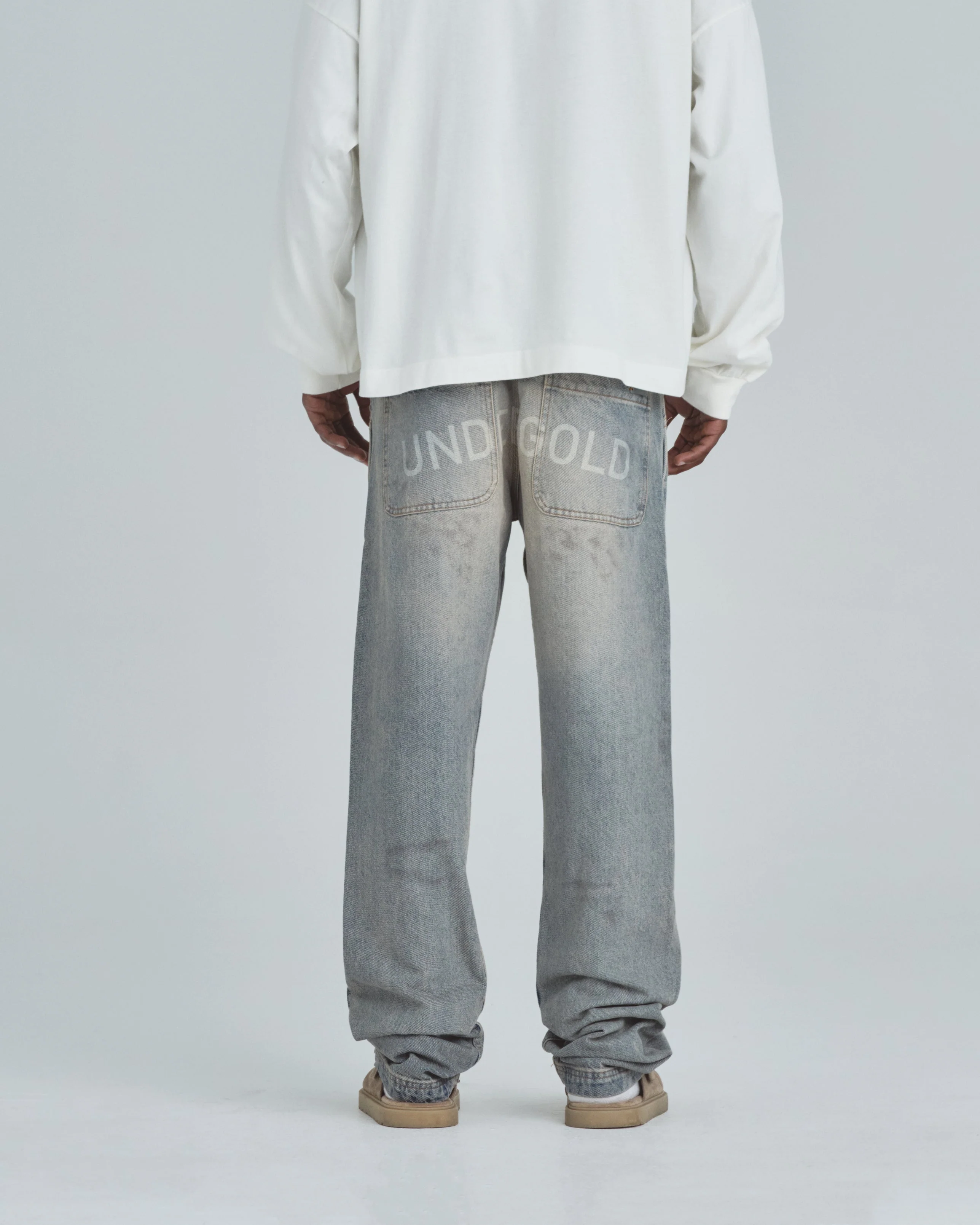 Line Basic Slim Fit Jeans Dirty Blue - Image 7