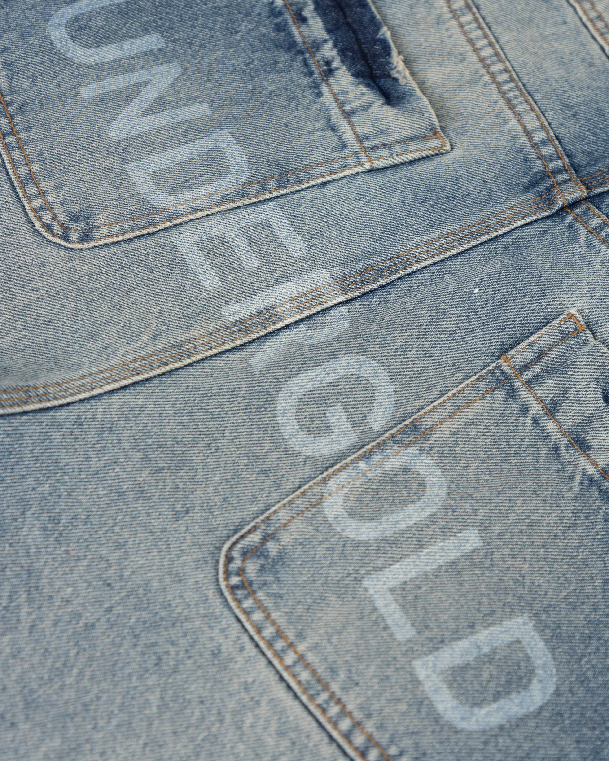 Line Basic Regular Fit Jeans Mid Blue - Image 4