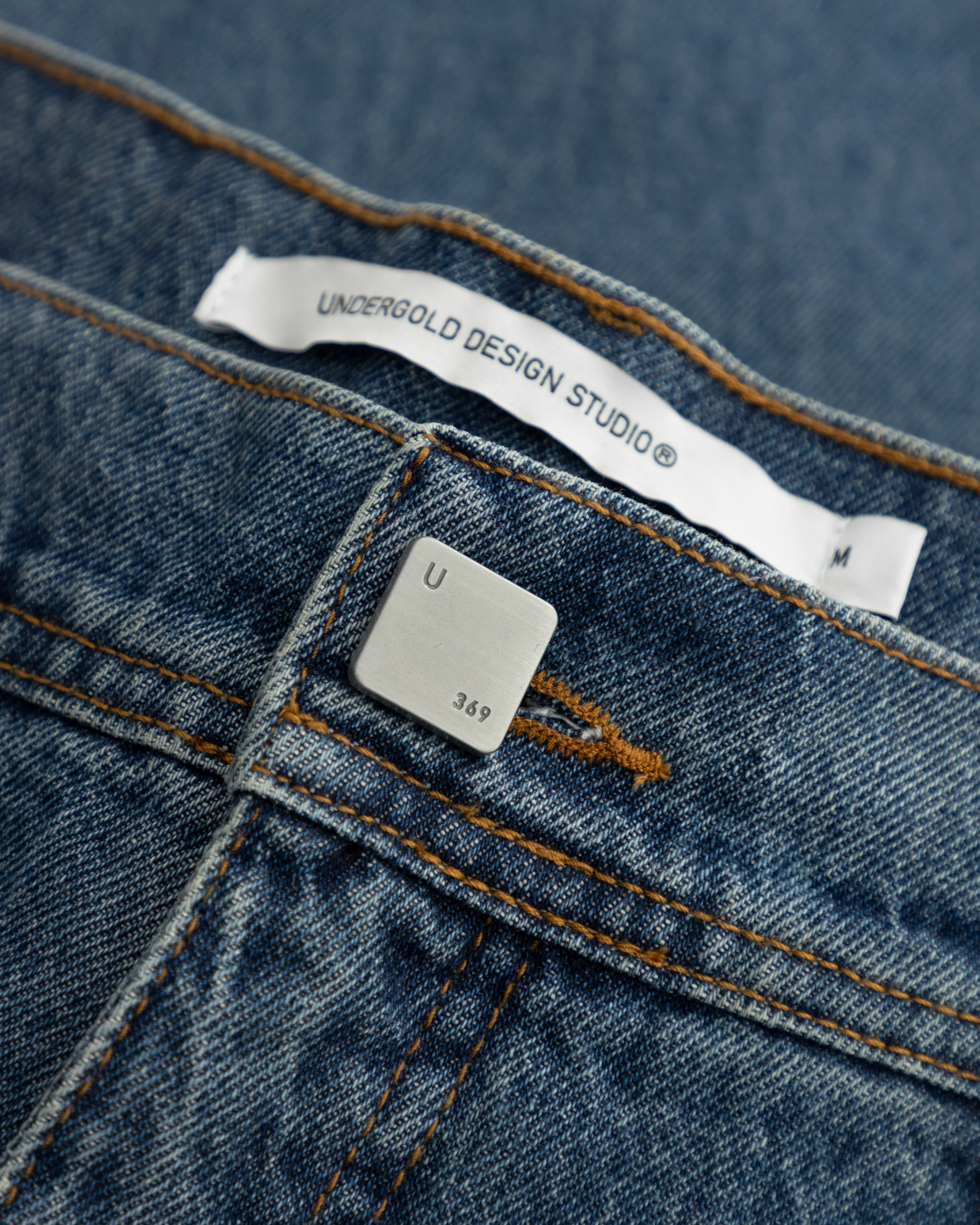Line Basic Regular Fit Jeans Mid Blue - Image 6
