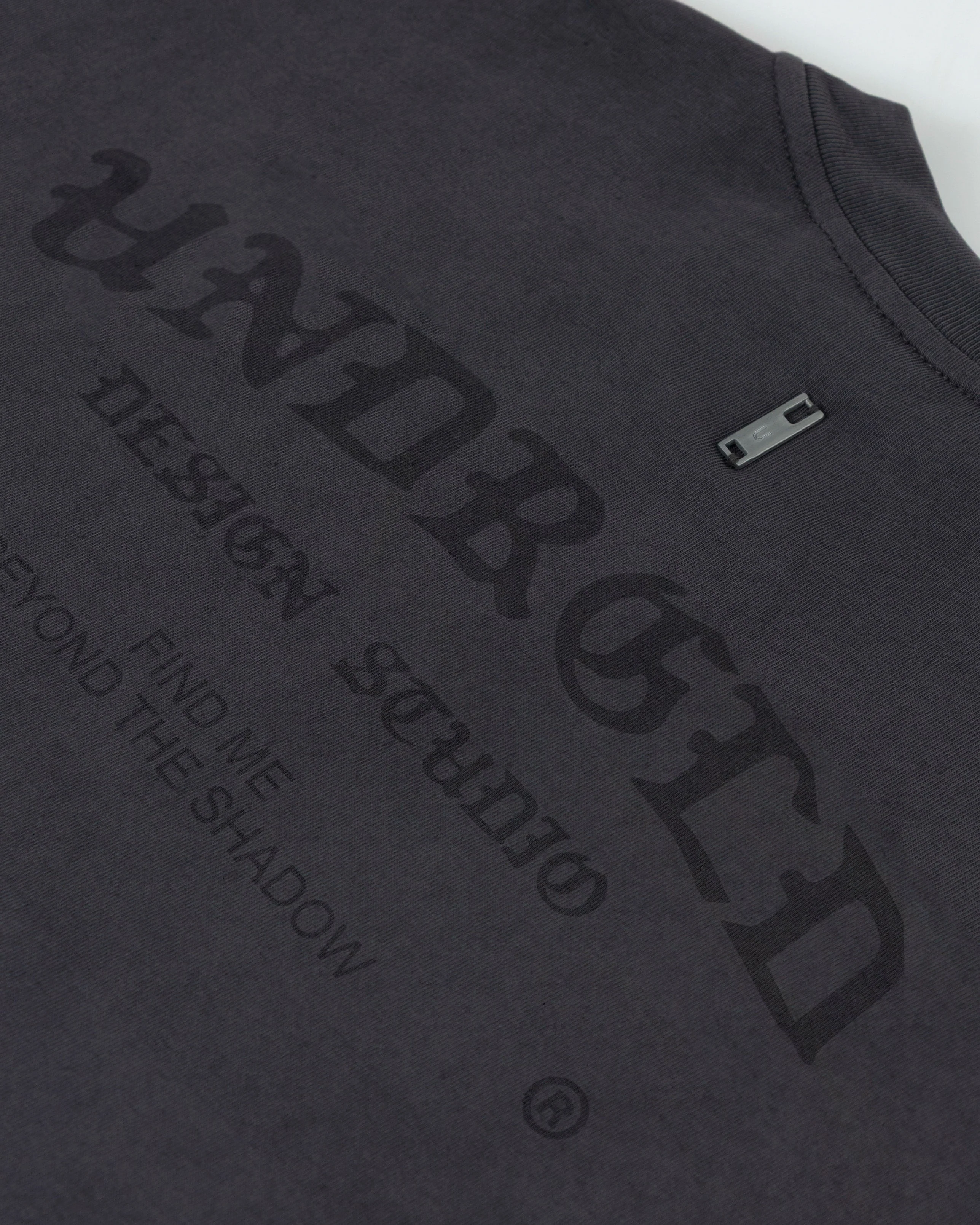 Line Gothic Tshirt Vintage Gray - Image 4