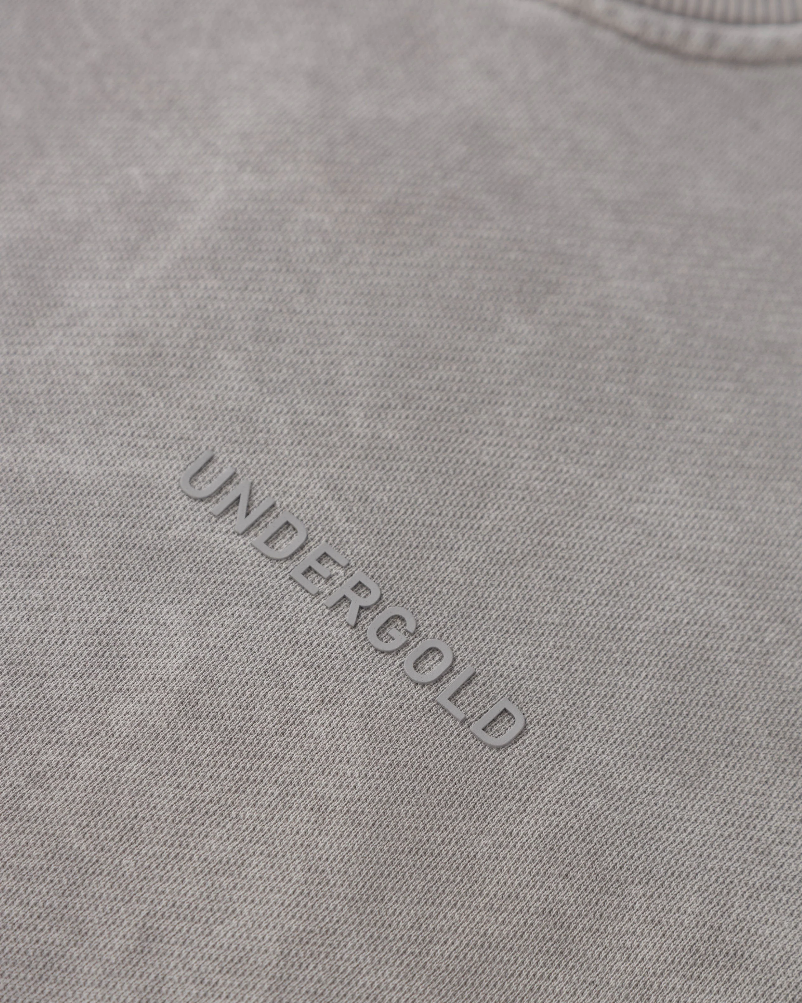 Line Logo Crewneck Washed Gray - Image 6