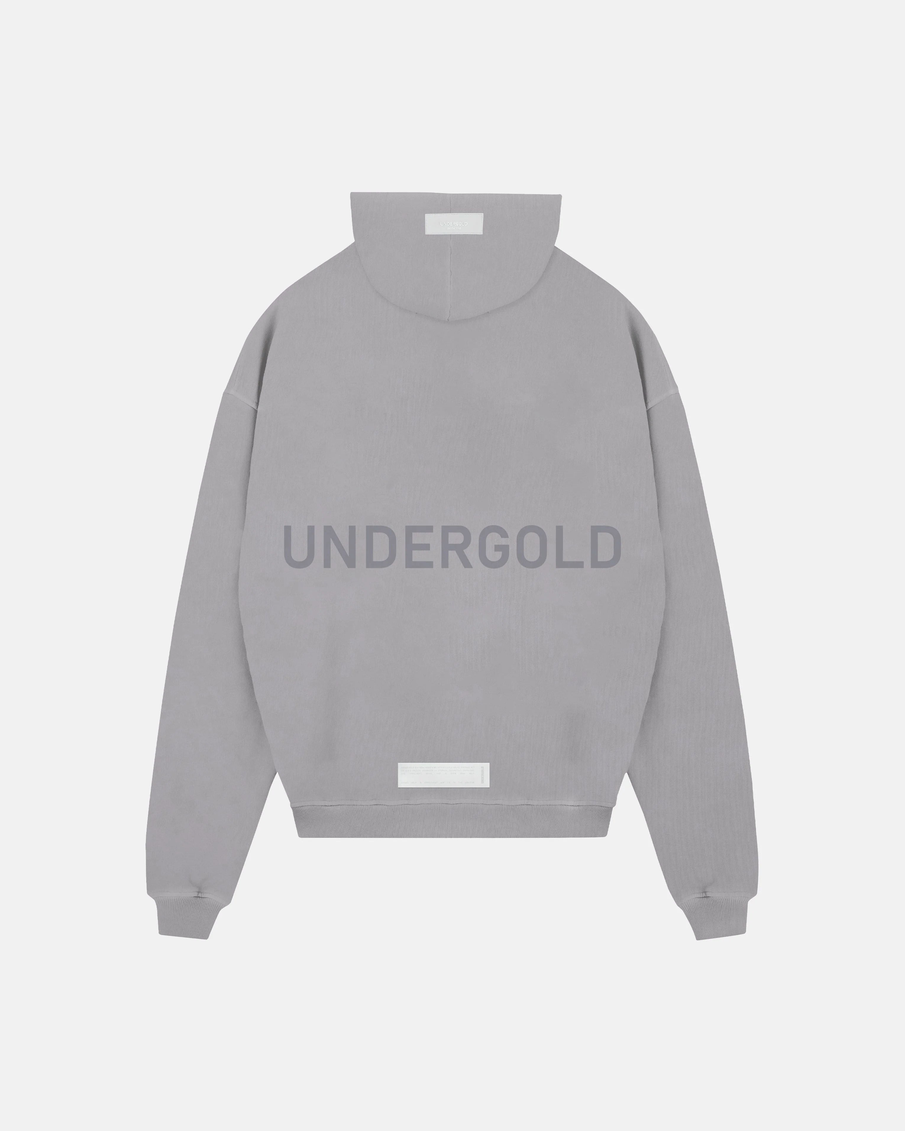 Line Logo Hoodie Washed Gray - Image 3