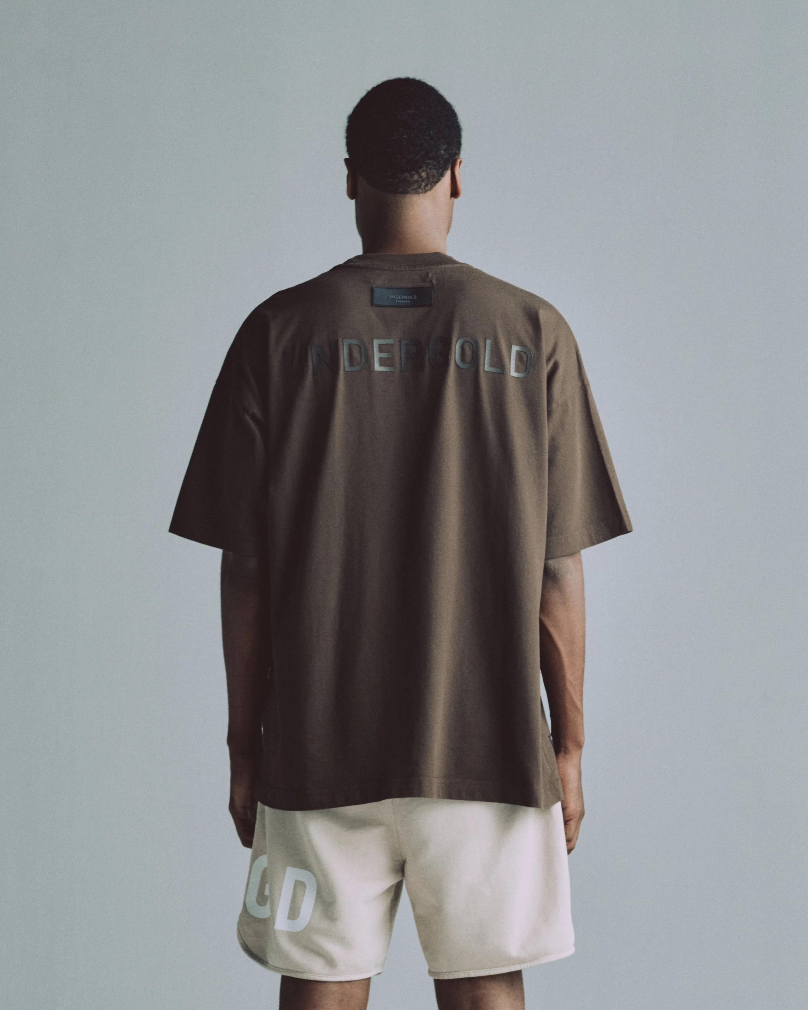 Line Logo Tshirt Brown - Image 5