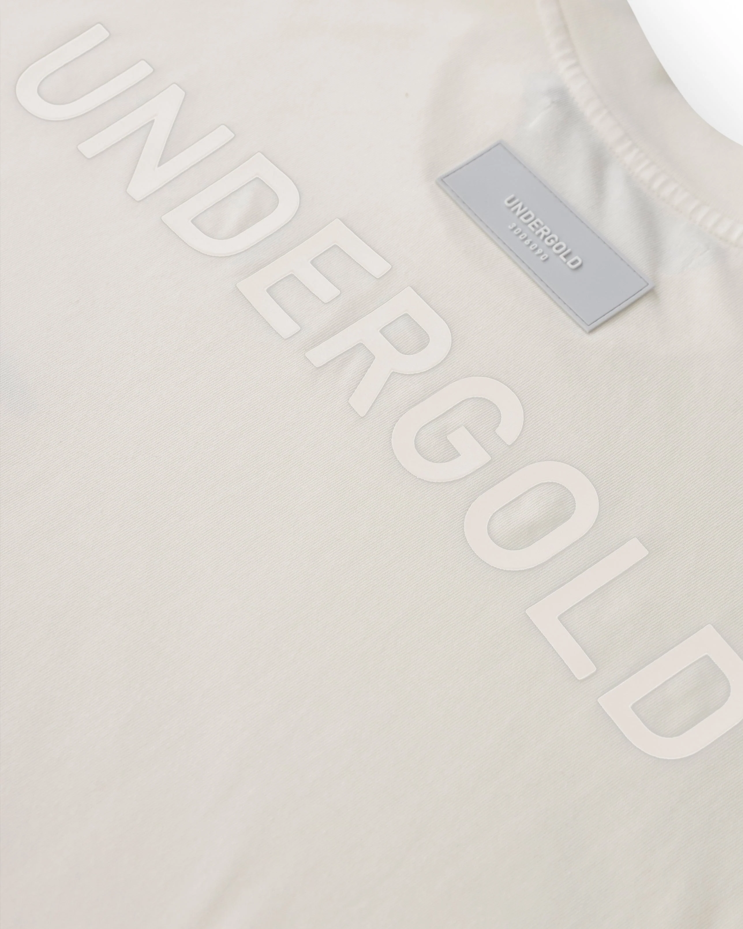 Line Logo Tshirt Cream - Image 4