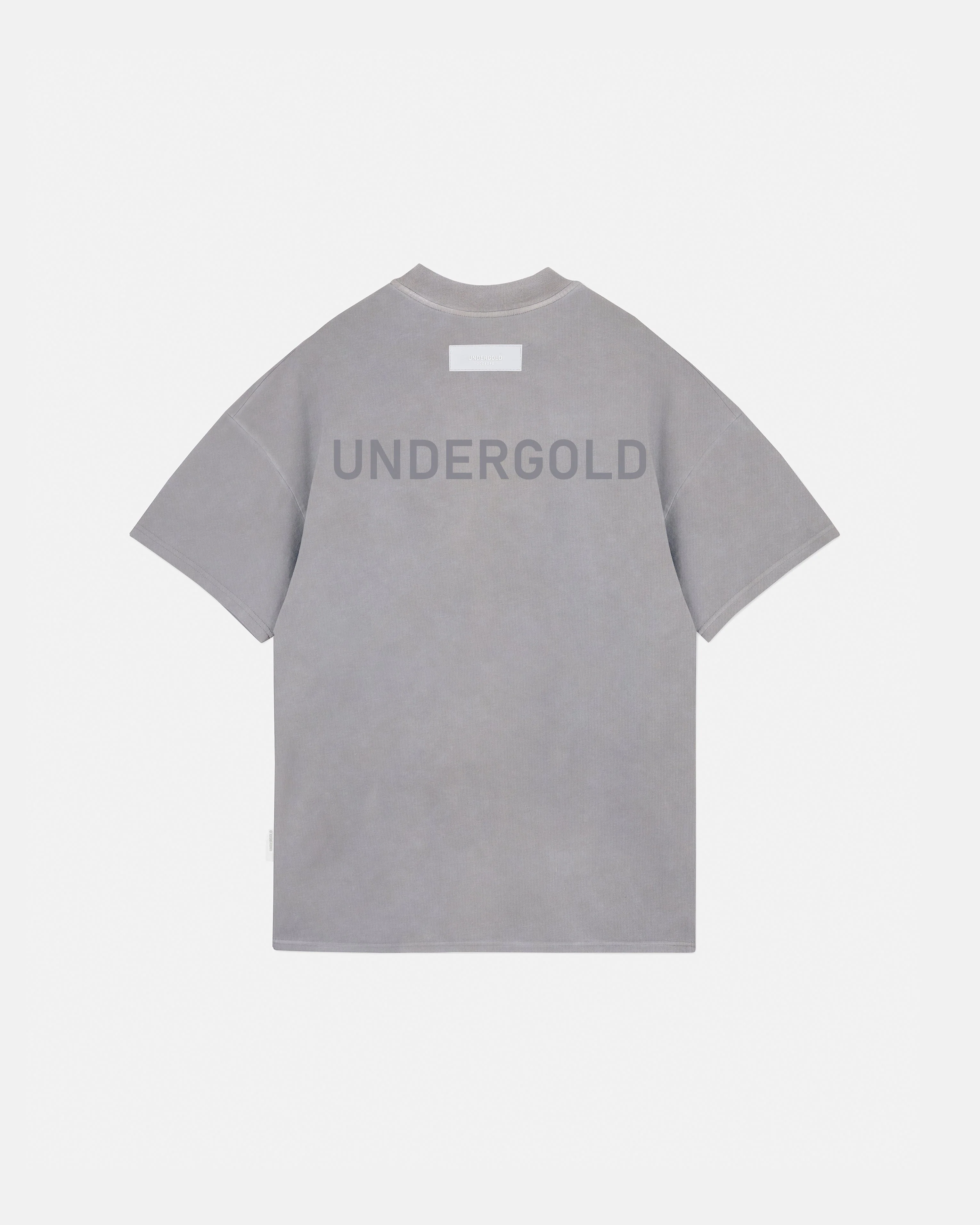 Line Logo Tshirt Washed Gray - Image 3