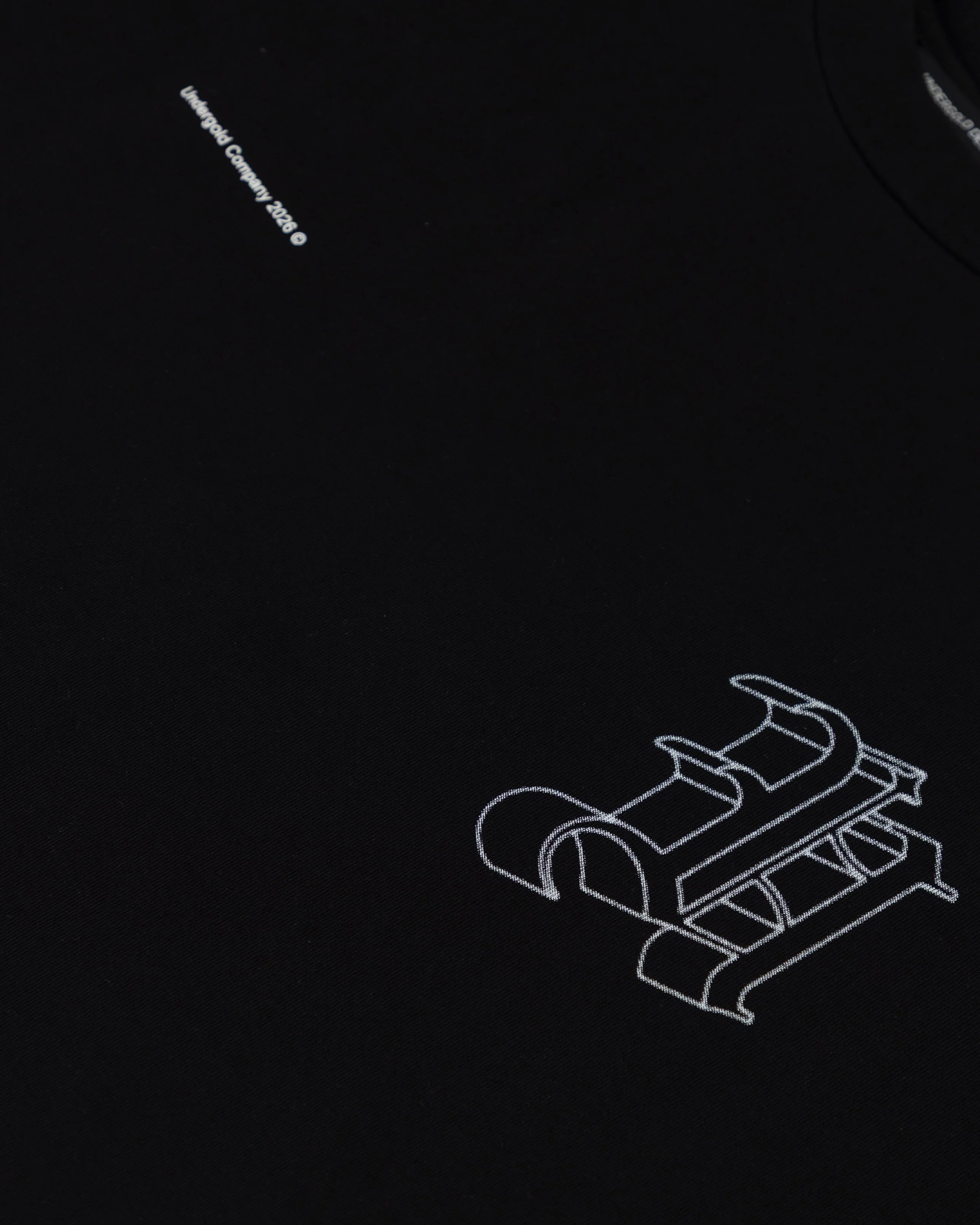 Line Solid U Tshirt Black - Image 6
