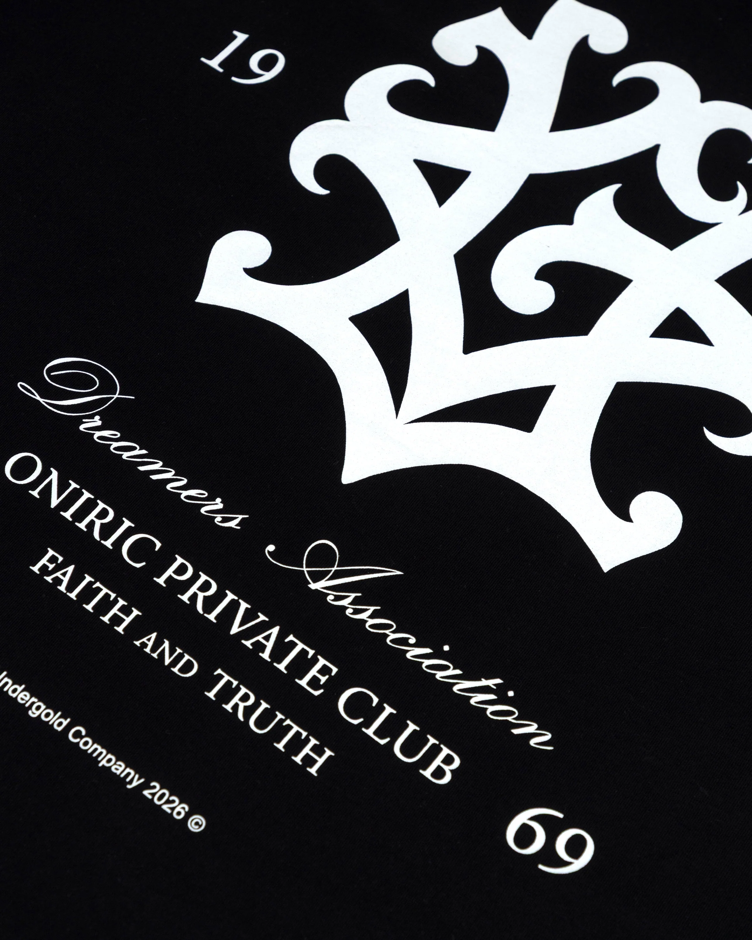 Line UG Monogram Tshirt Black - Image 3