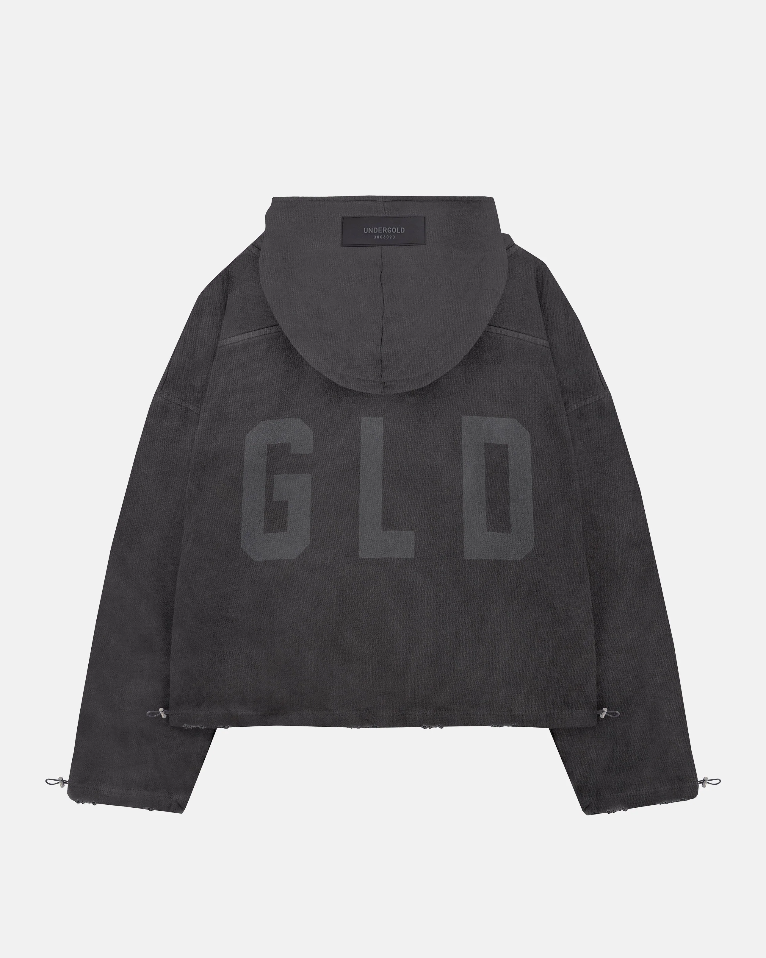 Palace UNDGLD Hoodie Vintage Black - Image 3