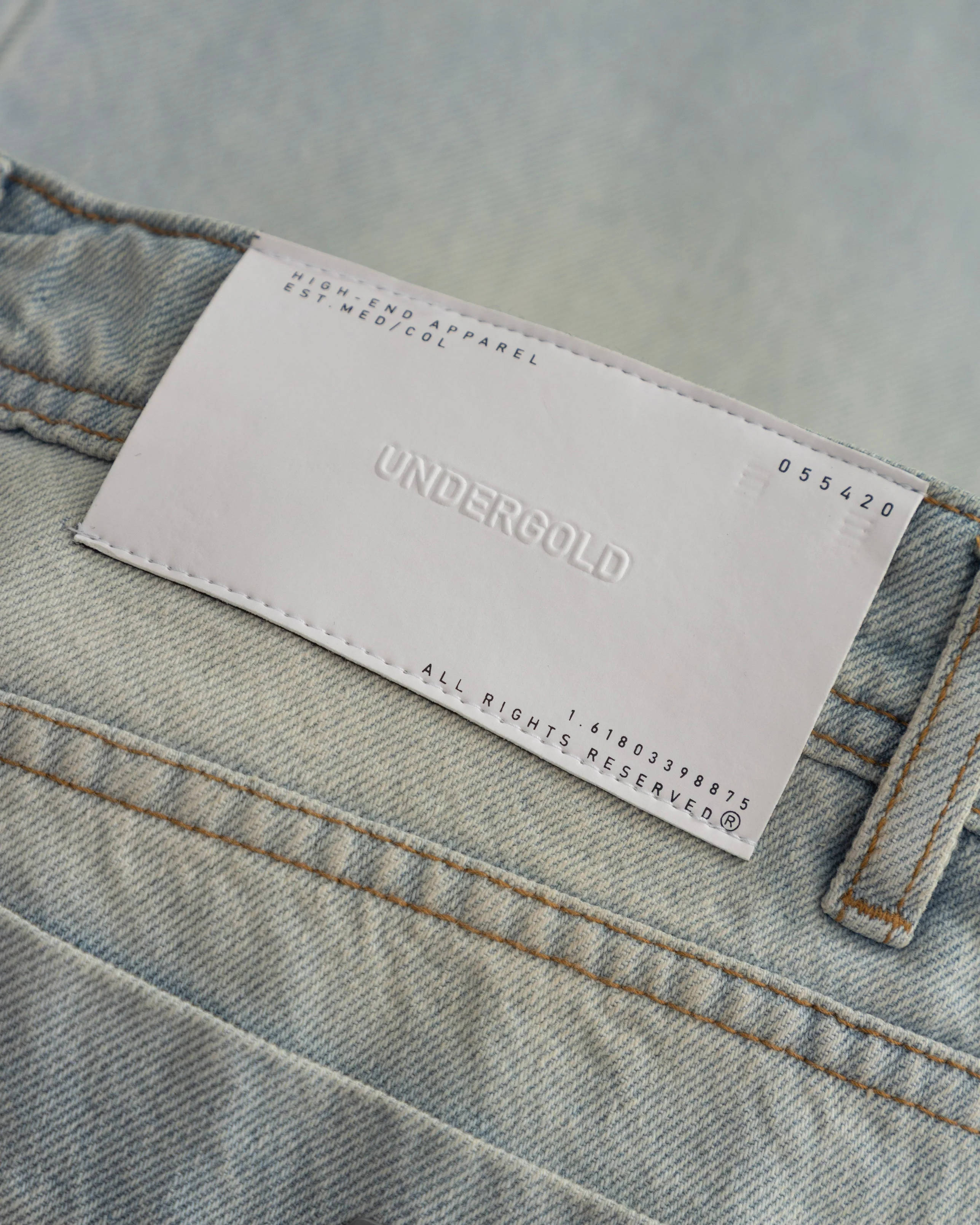 W Line Basic Wide Jeans Light Blue - Image 7