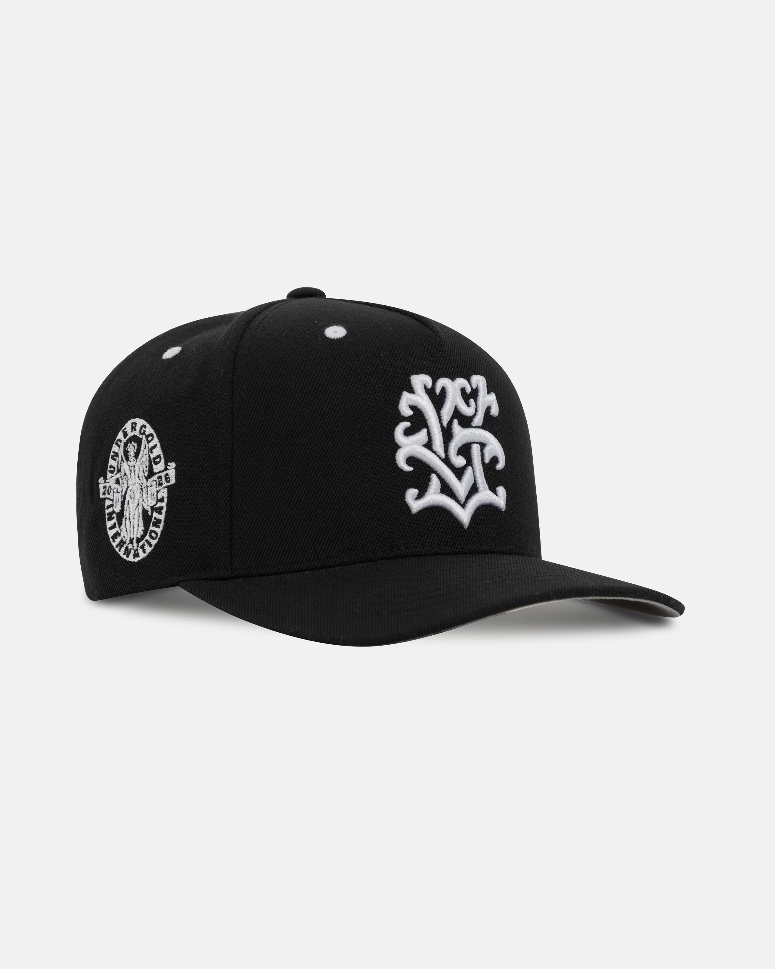 Basics Monogram High Crown Cap Black - Image 3