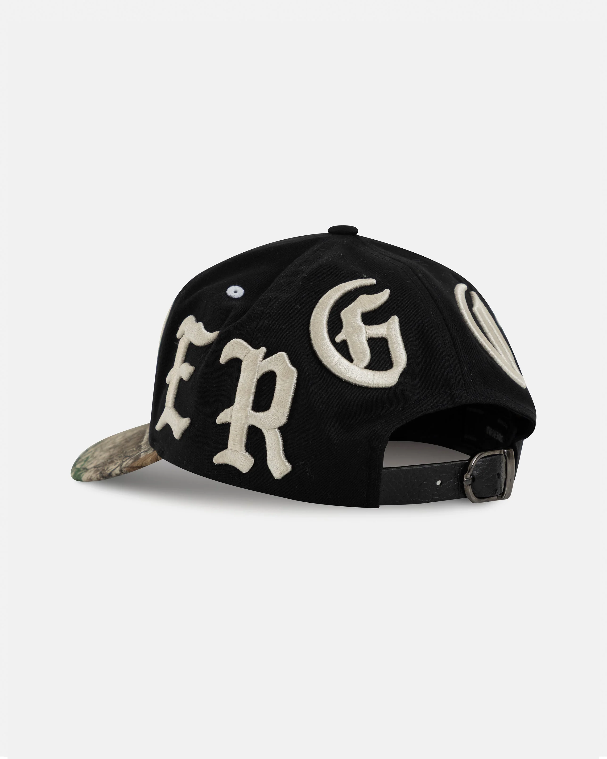 Basics UND High Crown Cap Black/Camo - Image 5