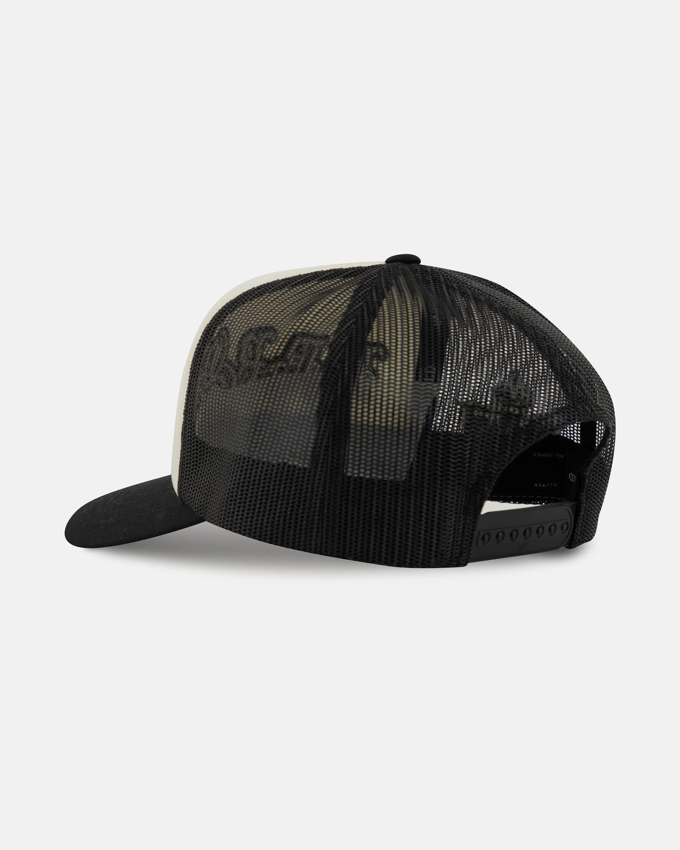 Basics UNDERGOLD Goth Trucker Cap Black/Cream - Image 5